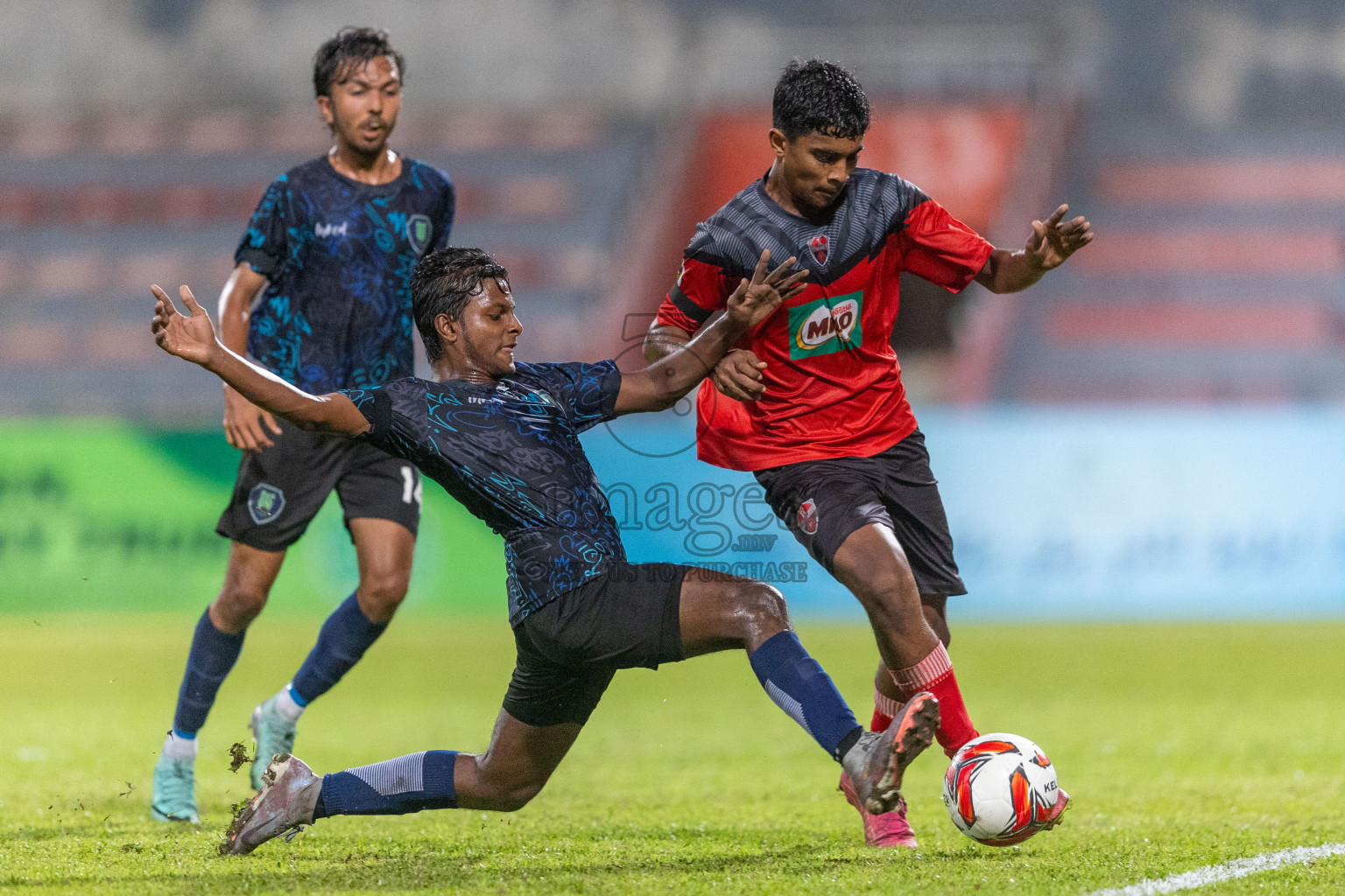 Super United Sports vs TC Sports Club in the Final of Under 19 Youth Championship 2024 was held at National Stadium in Male', Maldives on Monday, 1st July 2024. Photos: Ismail Thoriq  / images.mv