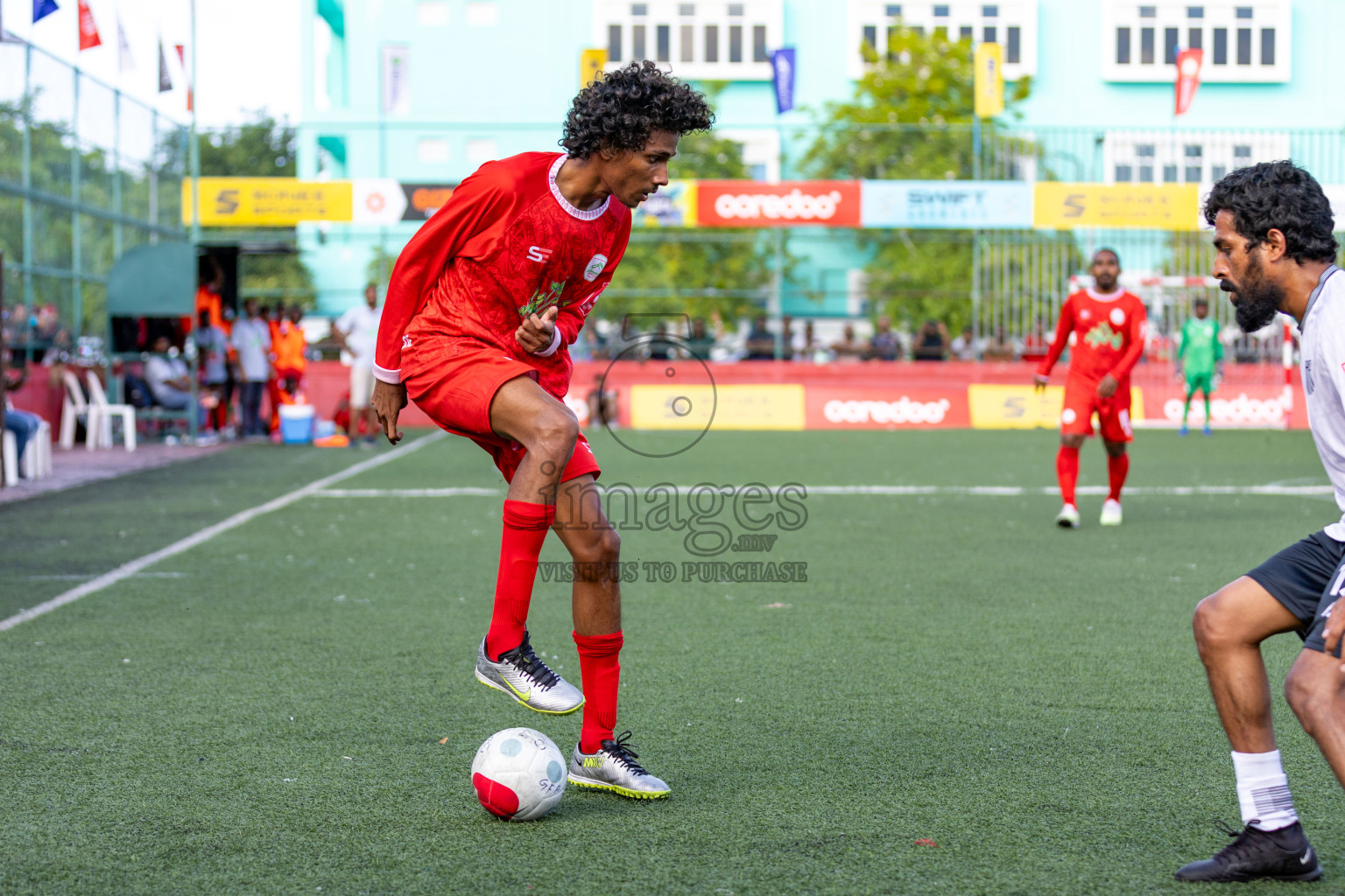 Th. Buruni vs Th. Gaadhiffushi in Day 6 of Golden Futsal Challenge 2024 was held on Saturday, 20th January 2024, in Hulhumale', Maldives 
Photos: Hassan Simah / images.mv