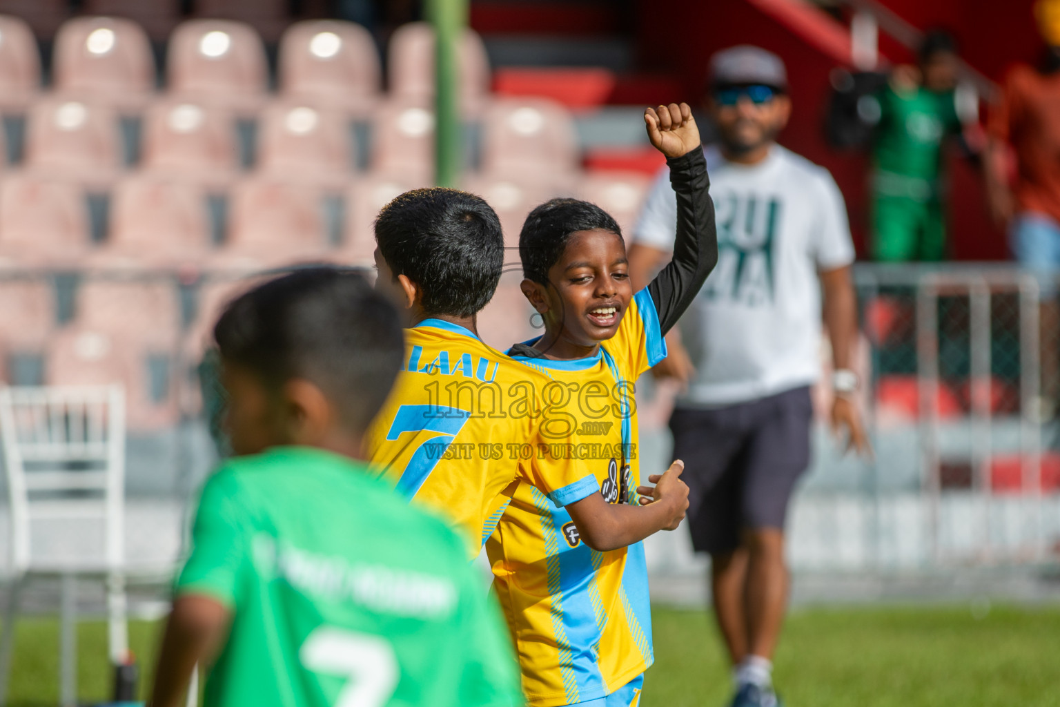 Day 2 of Under 10 MILO Academy Championship 2024 was held at National Stadium in Male', Maldives on Friday, 27th April 2024. Photos: Mohamed Mahfooz Moosa / images.mv