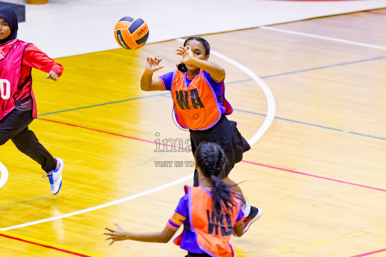 Day 2 of 25th Inter-School Netball Tournament was held in Social Center at Male', Maldives on Saturday, 10th August 2024. Photos: Nausham Waheed / images.mv