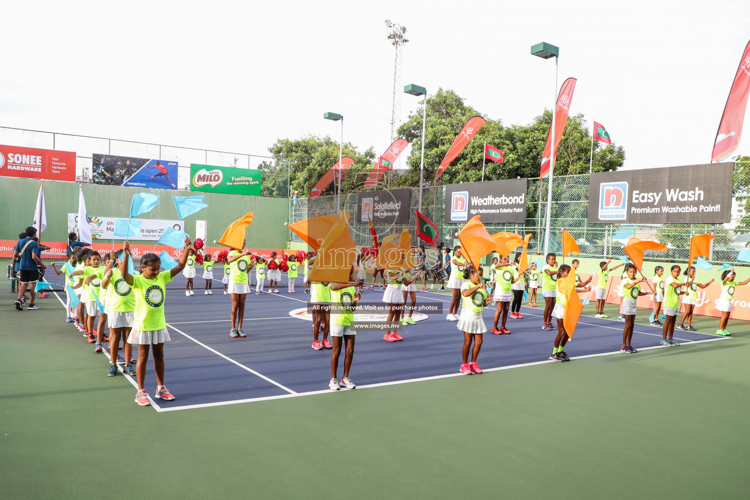 Opening ceremony of Dhiraagu Maldives Tennis Open 2019 was held on Saturday, 7th September 2019 at Male', Maldives. Photos: Ismail Thoriq / images.mv