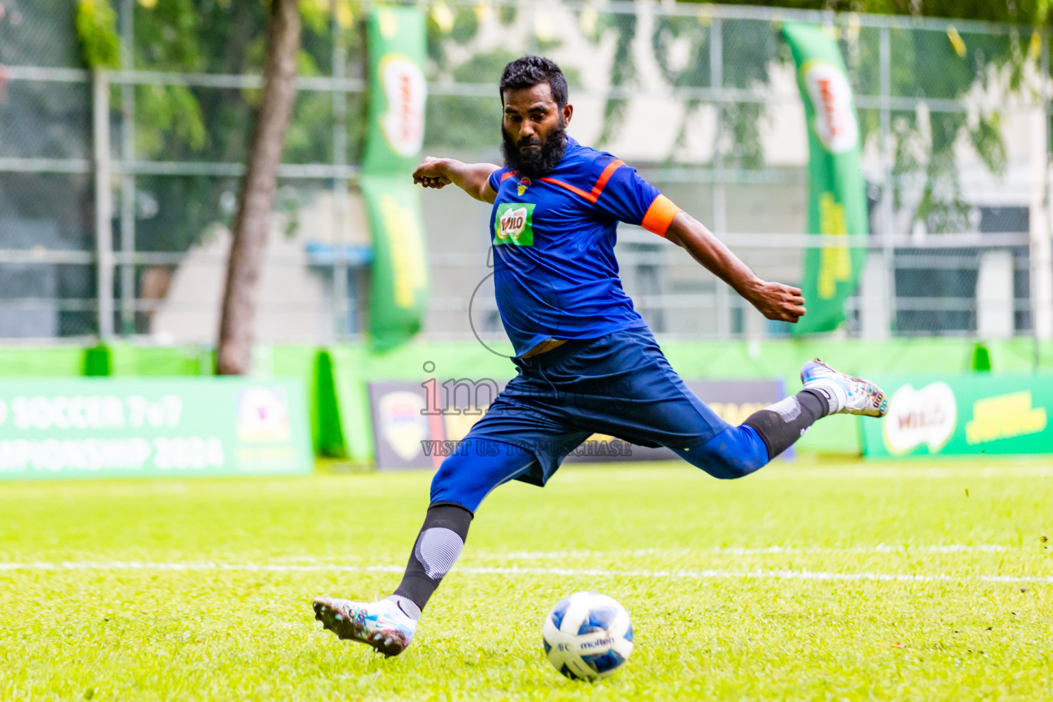 Day 1 of MILO Soccer 7 v 7 Championship 2024 was held at Henveiru Stadium in Male', Maldives on Thursday, 23rd April 2024. Photos: Nausham Waheed / images.mv