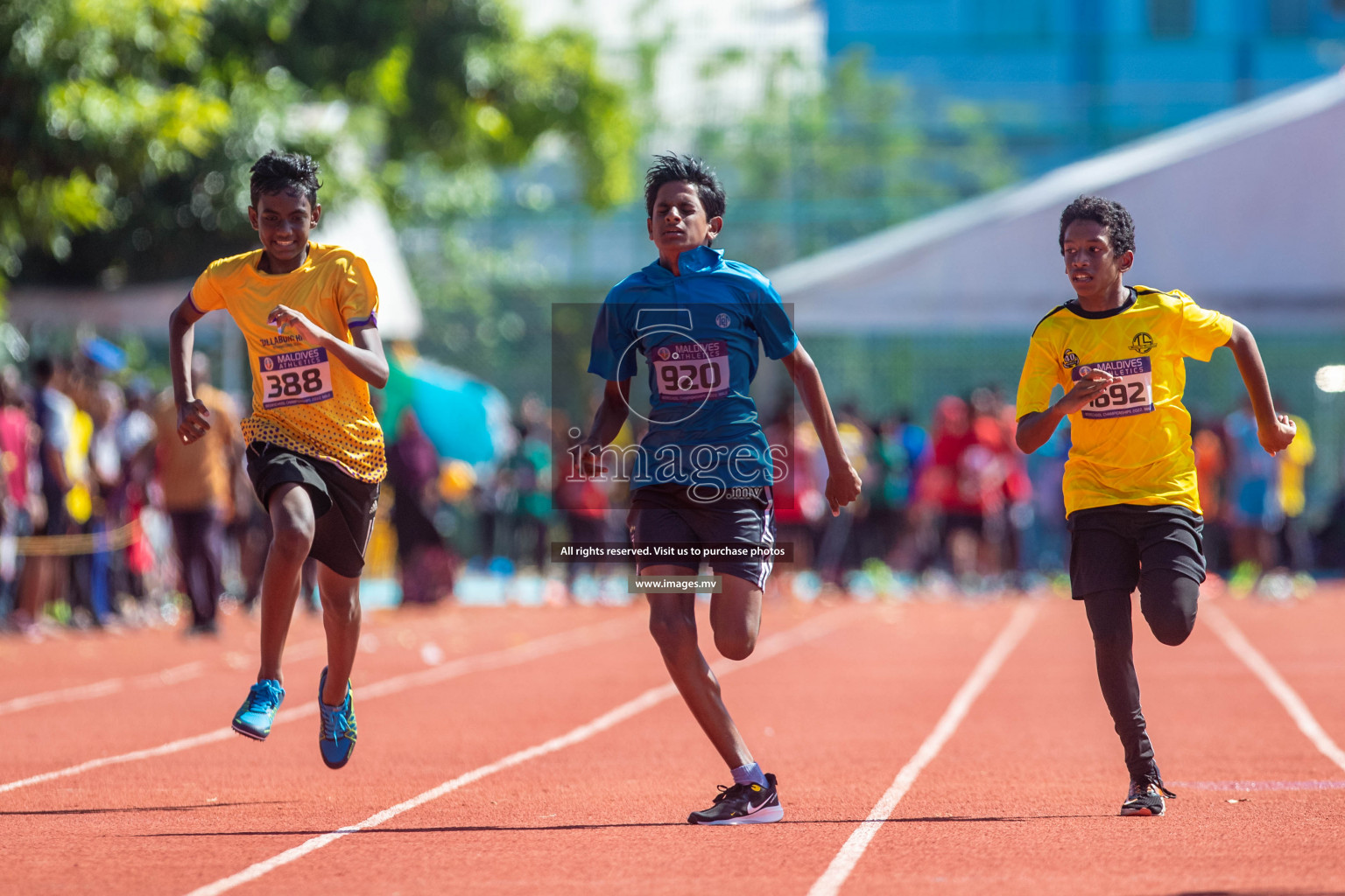 Day 1 of Inter-School Athletics Championship held in Male', Maldives on 22nd May 2022. Photos by: Maanish / images.mv