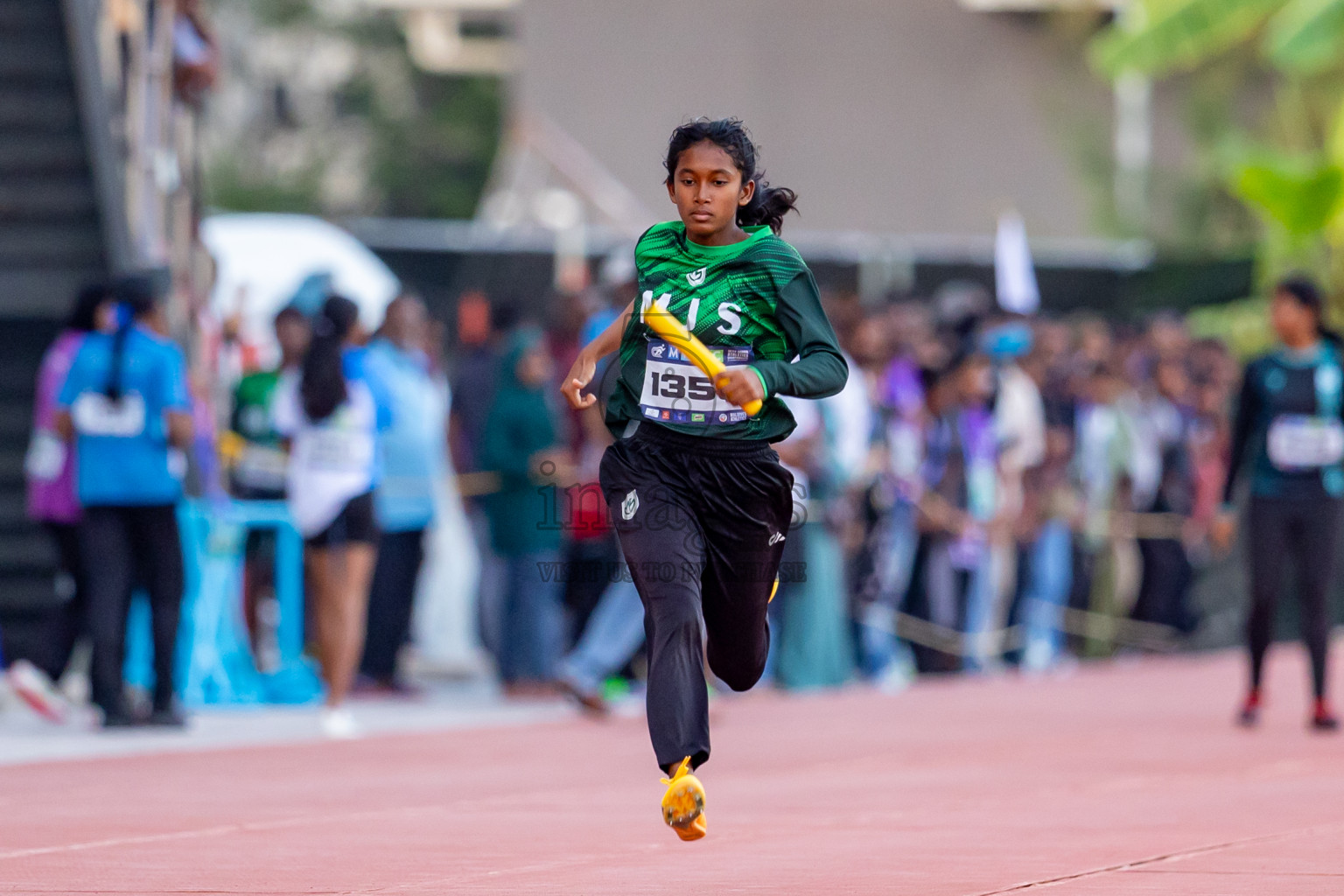 Day 4 of MWSC Interschool Athletics Championships 2024 held in Hulhumale Running Track, Hulhumale, Maldives on Tuesday, 12th November 2024. Photos by: Nausham Waheed / Images.mv