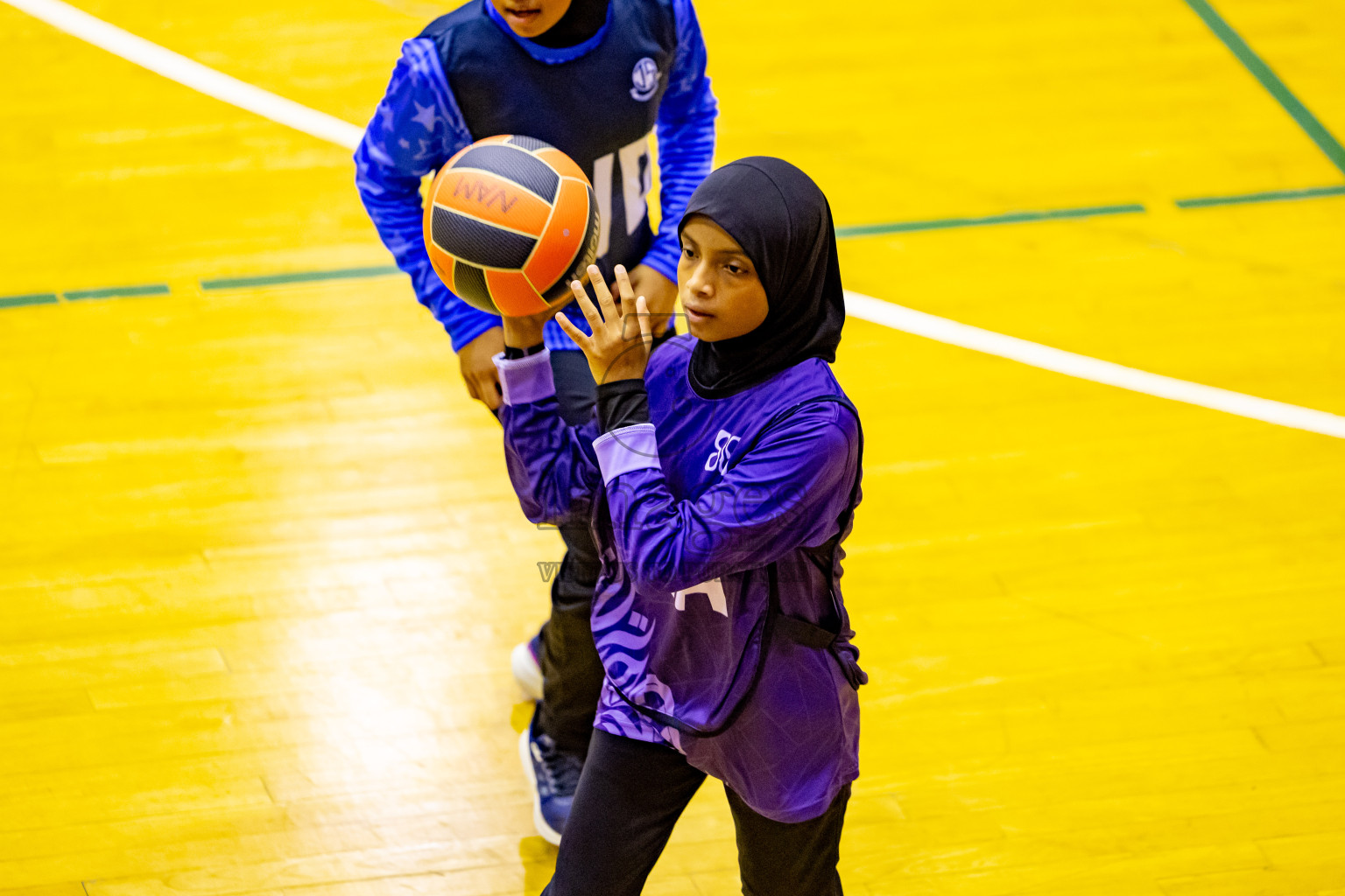 Day 7 of 25th Inter-School Netball Tournament was held in Social Center at Male', Maldives on Saturday, 17th August 2024. Photos: Nausham Waheed / images.mv