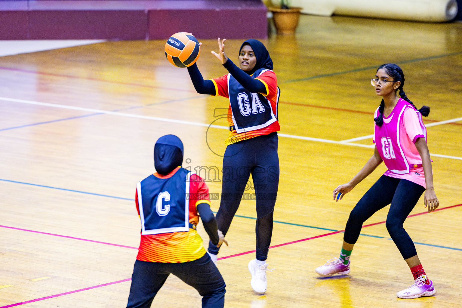 Sports Club Skylark vs Youth United Sports Club in Final of 21st National Netball Tournament was held in Social Canter at Male', Maldives on Monday, 13th May 2024. Photos: Nausham Waheed / images.mv