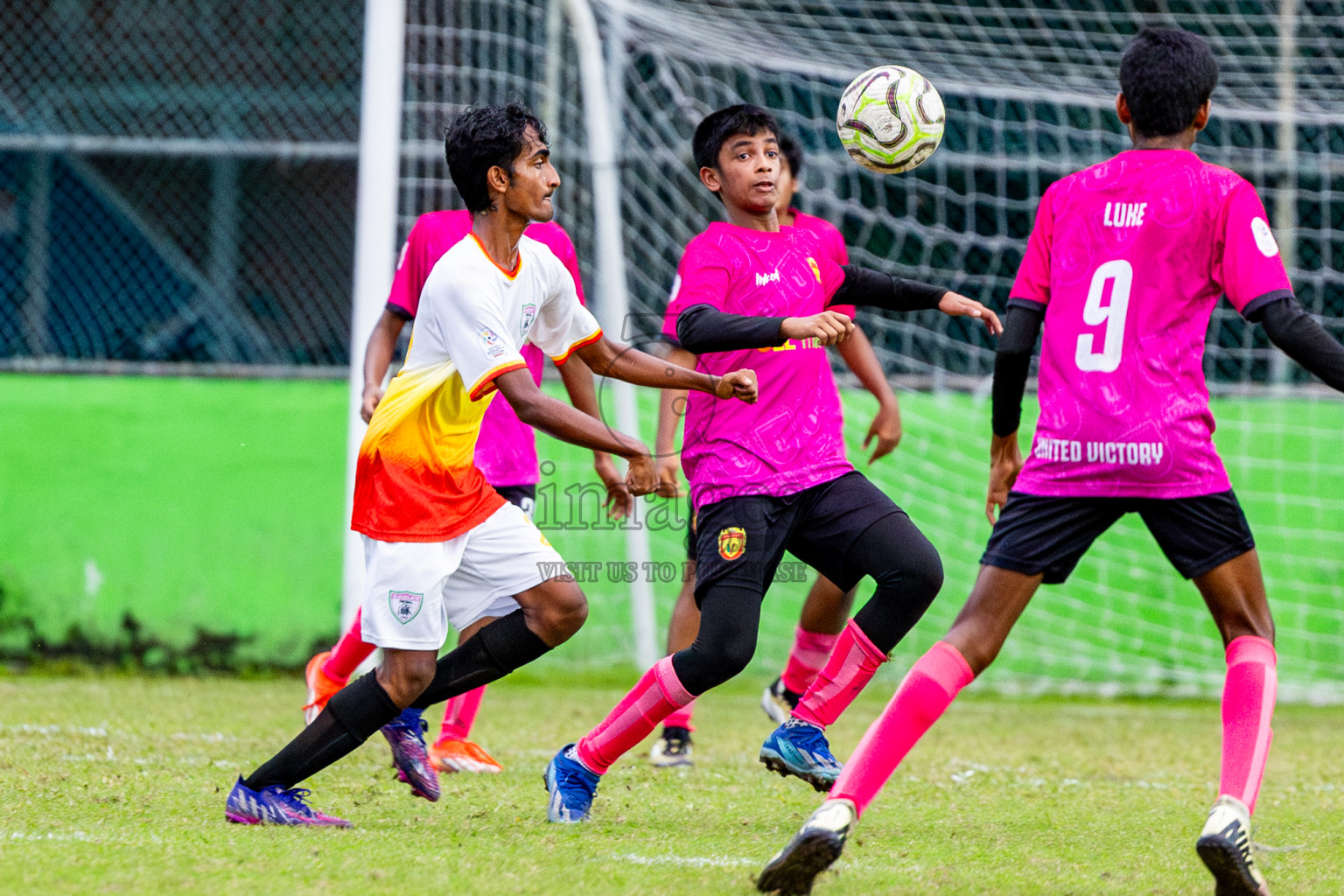 Club Eagles vs United Victory (U14) in Day 11 of Dhivehi Youth League 2024 held at Henveiru Stadium on Tuesday, 17th December 2024. Photos: Nausham Waheed / Images.mv