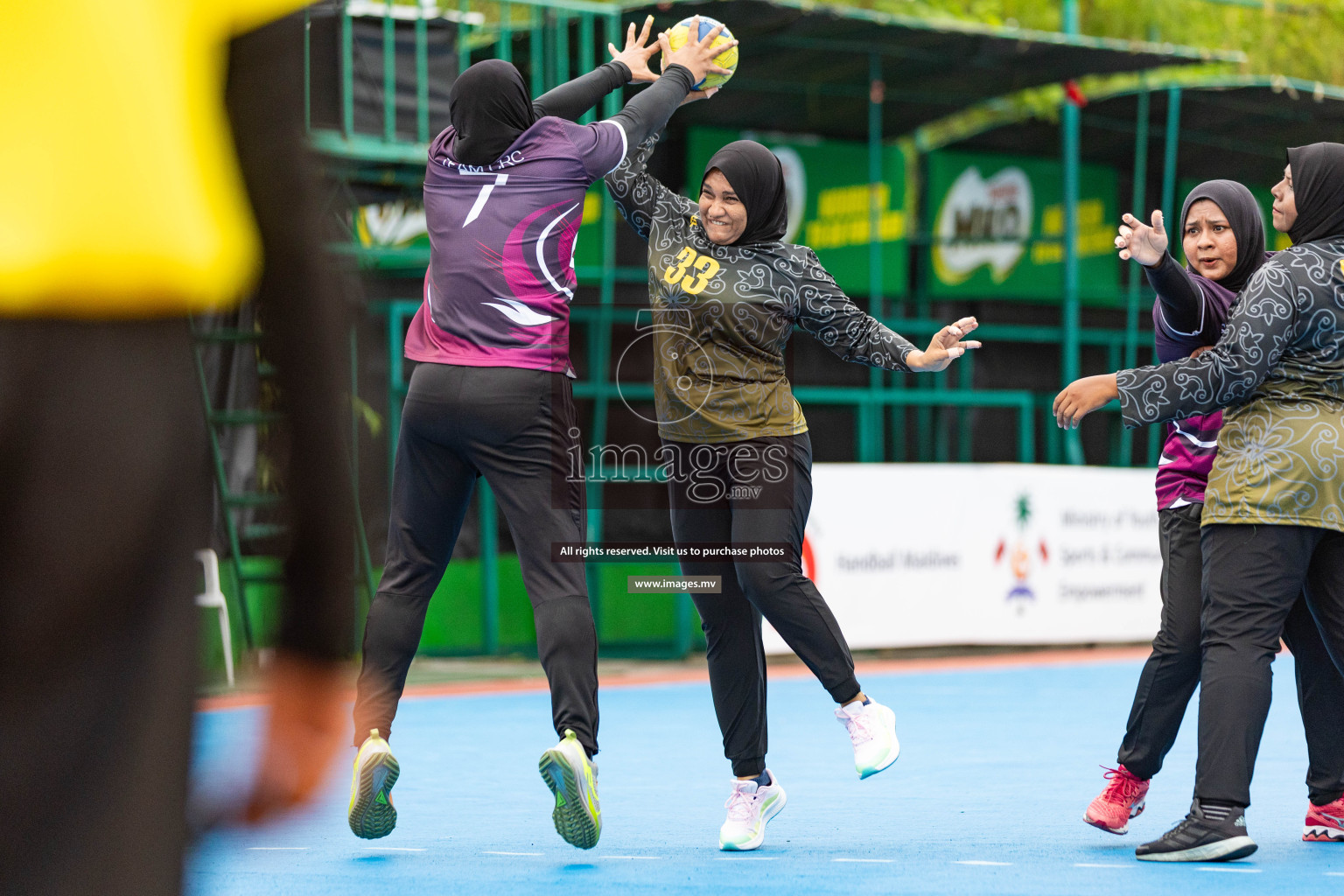 Day 3 of 7th Inter-Office/Company Handball Tournament 2023, held in Handball ground, Male', Maldives on Sunday, 18th September 2023 Photos: Nausham Waheed/ Images.mv