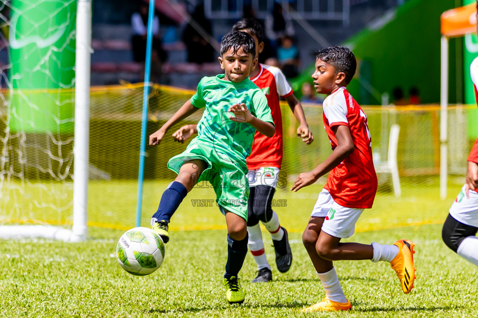 Day 1 of Under 10 MILO Academy Championship 2024 was held at National Stadium in Male', Maldives on Friday, 26th April 2024. Photos: Nausham Waheed / images.mv