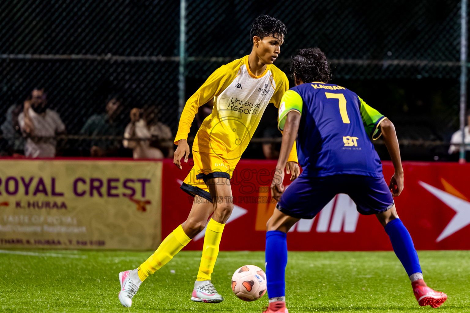 Club Immigration vs Baros Maldives in Day 1 of Club Maldives Cup 2025 was held in Rehendi Futsal Ground, Hulhumale', Maldives on Sunday, 28th September 2025. Photos: Nausham Waheed / images.mv