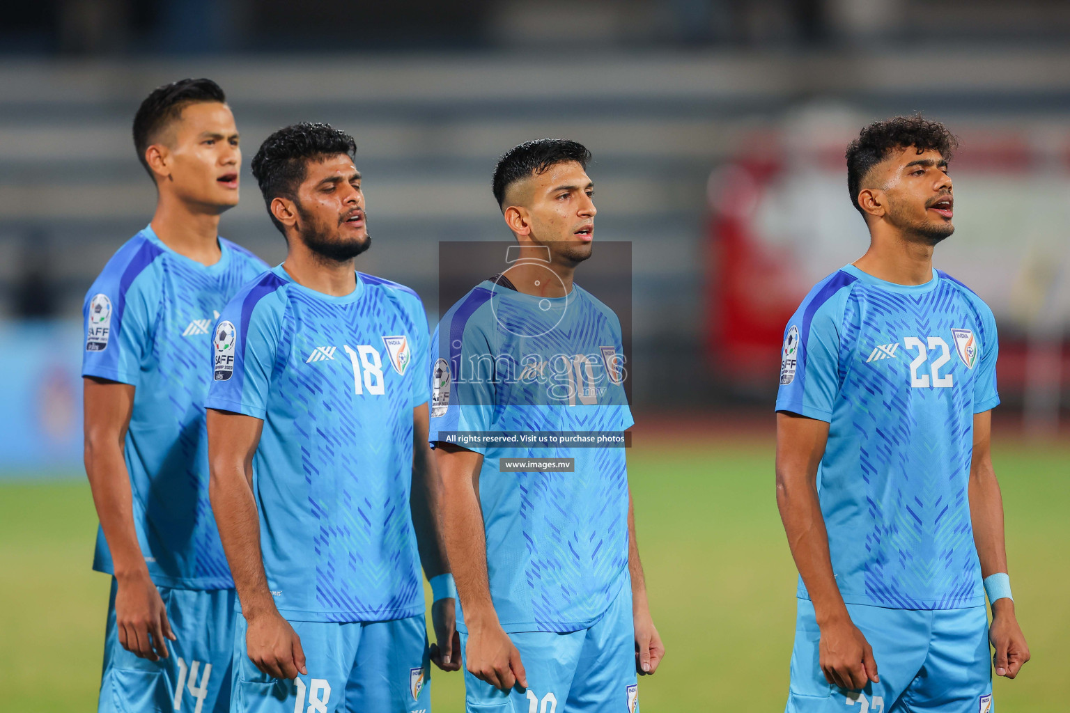 Lebanon vs India in the Semi-final of SAFF Championship 2023 held in Sree Kanteerava Stadium, Bengaluru, India, on Saturday, 1st July 2023. Photos: Nausham Waheed / images.mv