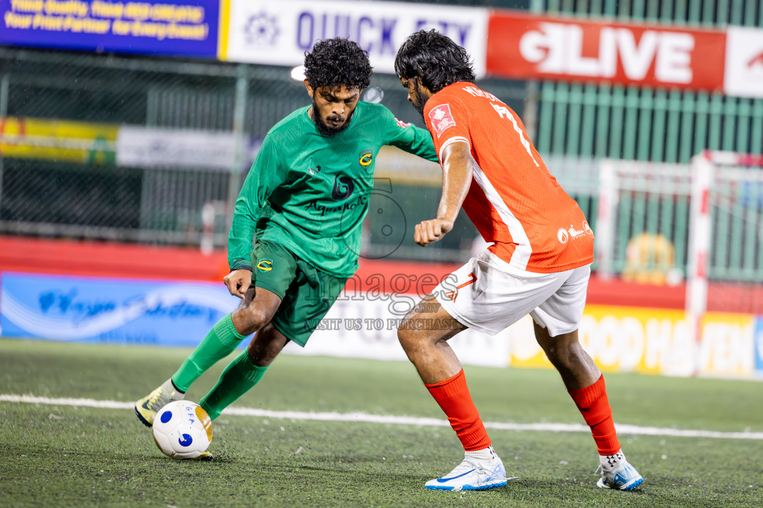 HA Muraidhoo vs HA Vashafaru in Day 9 of Golden Futsal Challenge 2025 was held on Monday, 13th January 2025, in Hulhumale', Maldives
Photos: Ismail Thoriq / images.mv