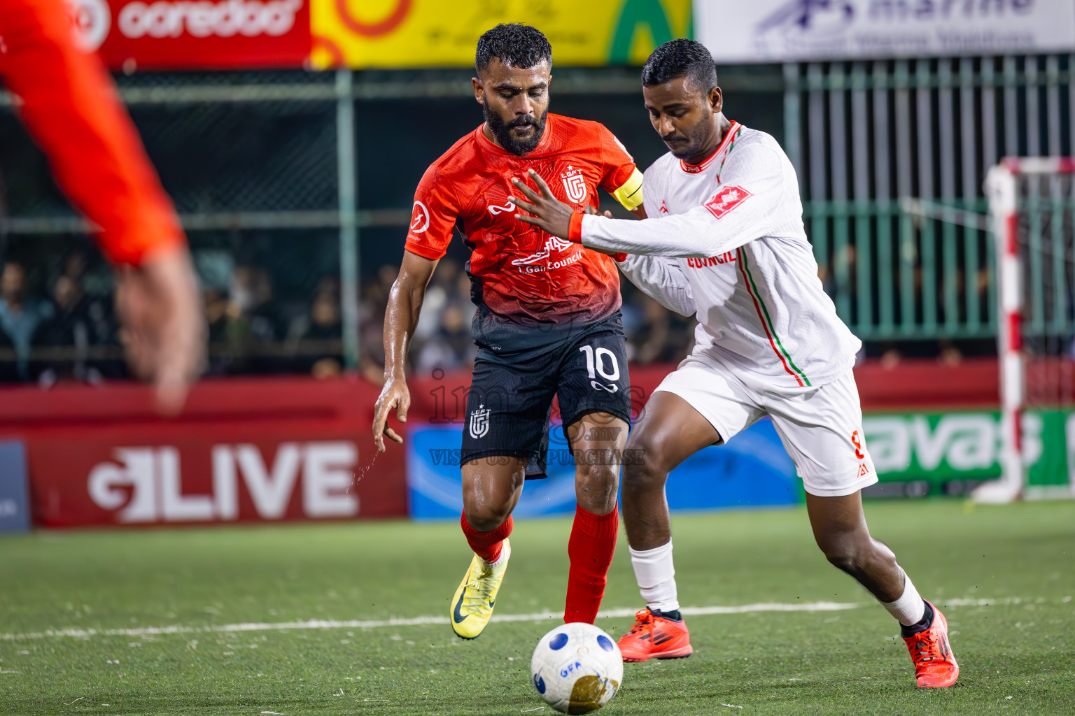 L Gan vs L Isdhoo in Laamu Atoll Finals Day 26 of Golden Futsal Challenge 2025 was held on Thursday , 30th January 2025, in Hulhumale', Maldives. Photos: Ismail Thoriq / images.mv