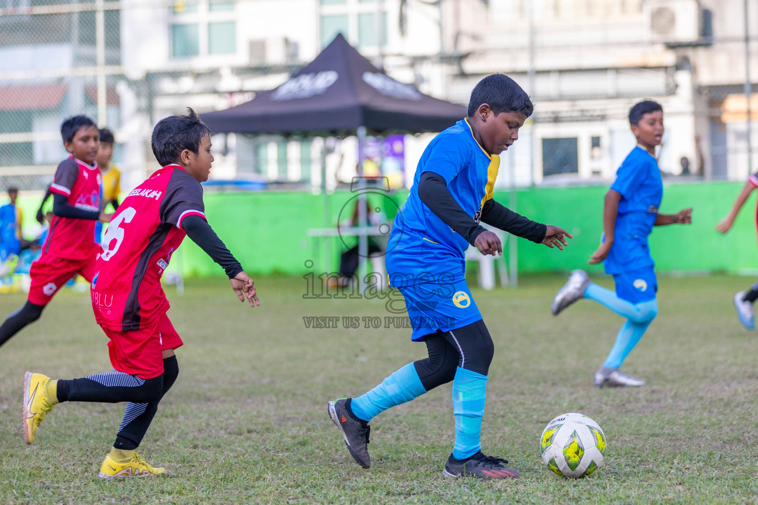 Day 2  of MILO Academy Championship 2024 - U12 was held at Henveiru Grounds in Male', Maldives on Thursday, 5th July 2024. Photos: Shuu Abdul Sattar / images.mv