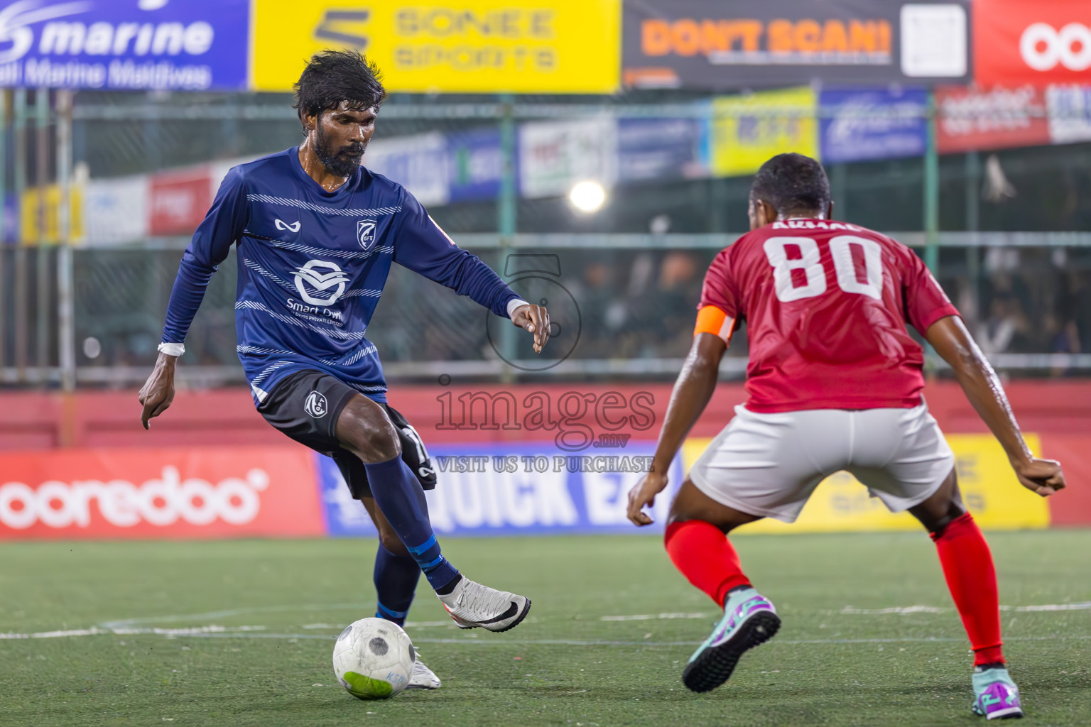 K Gaafaru vs K Kaashidhoo on Day 34 of Golden Futsal Challenge 2024 was held on Monday, 19th February 2024, in Hulhumale', Maldives
Photos: Ismail Thoriq / images.mv