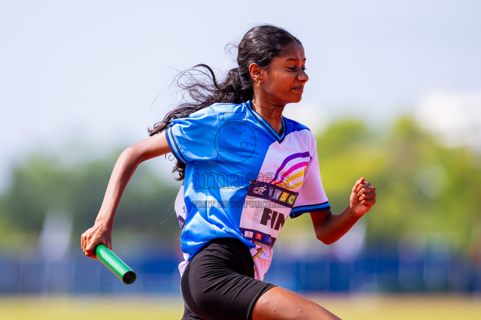 Day 6 of MWSC Interschool Athletics Championships 2024 held in Hulhumale Running Track, Hulhumale, Maldives on Thursday, 14th November 2024. Photos by: Nausham Waheed / Images.mv