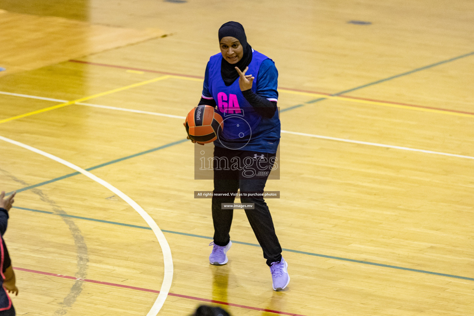 Xenith Sports Club vs Youth United Sports Club in the Milo National Netball Tournament 2022 on 18 July 2022, held in Social Center, Male', Maldives. Photographer: Shuu, Hassan Simah / Images.mv