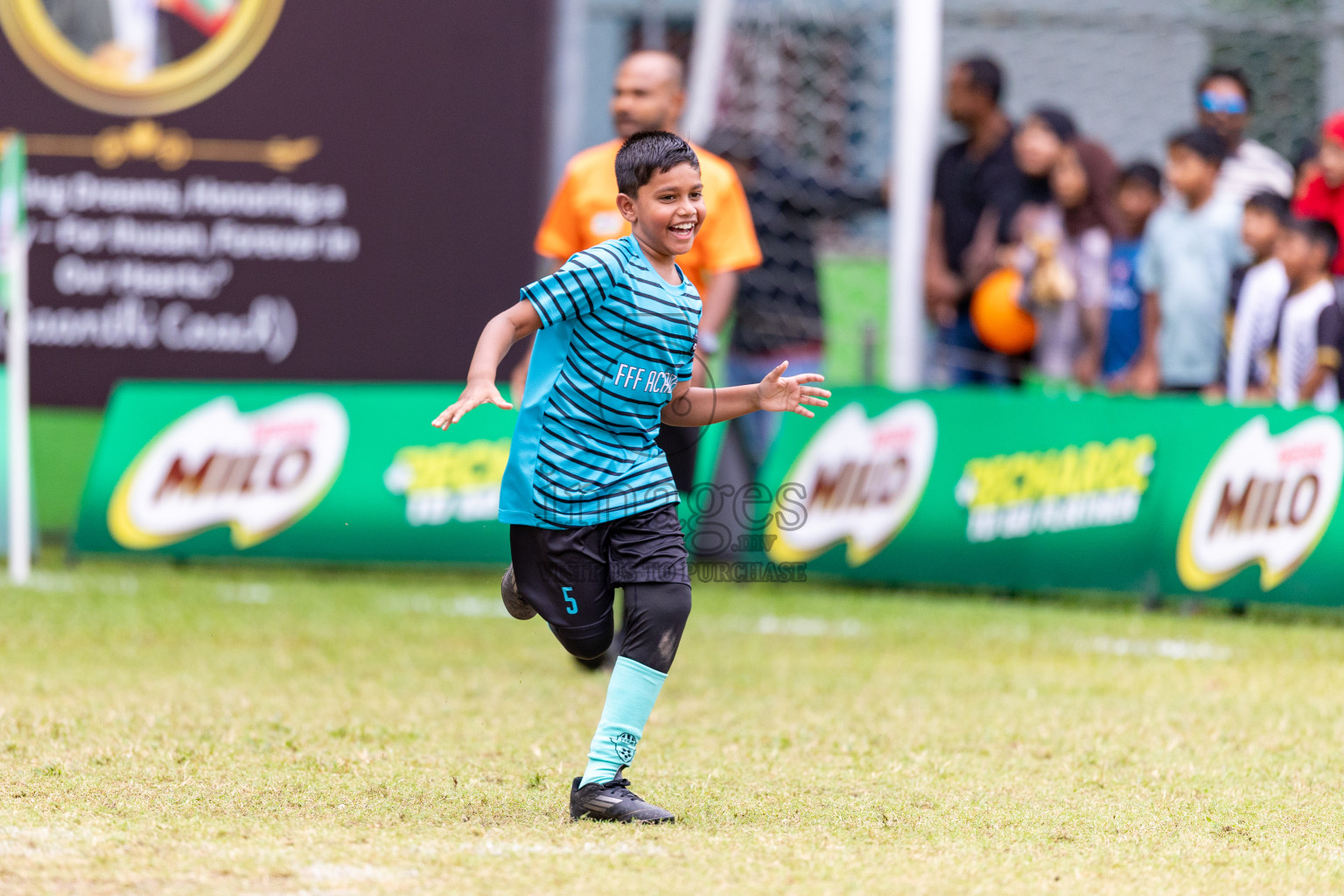 Day 3 of MILO SVAM Juniors 2025 (U-8) was held at Henveiru Stadium in Male', Maldives on Saturday, 28th June 2025. 
Photos: Hassan Simah / images.mv