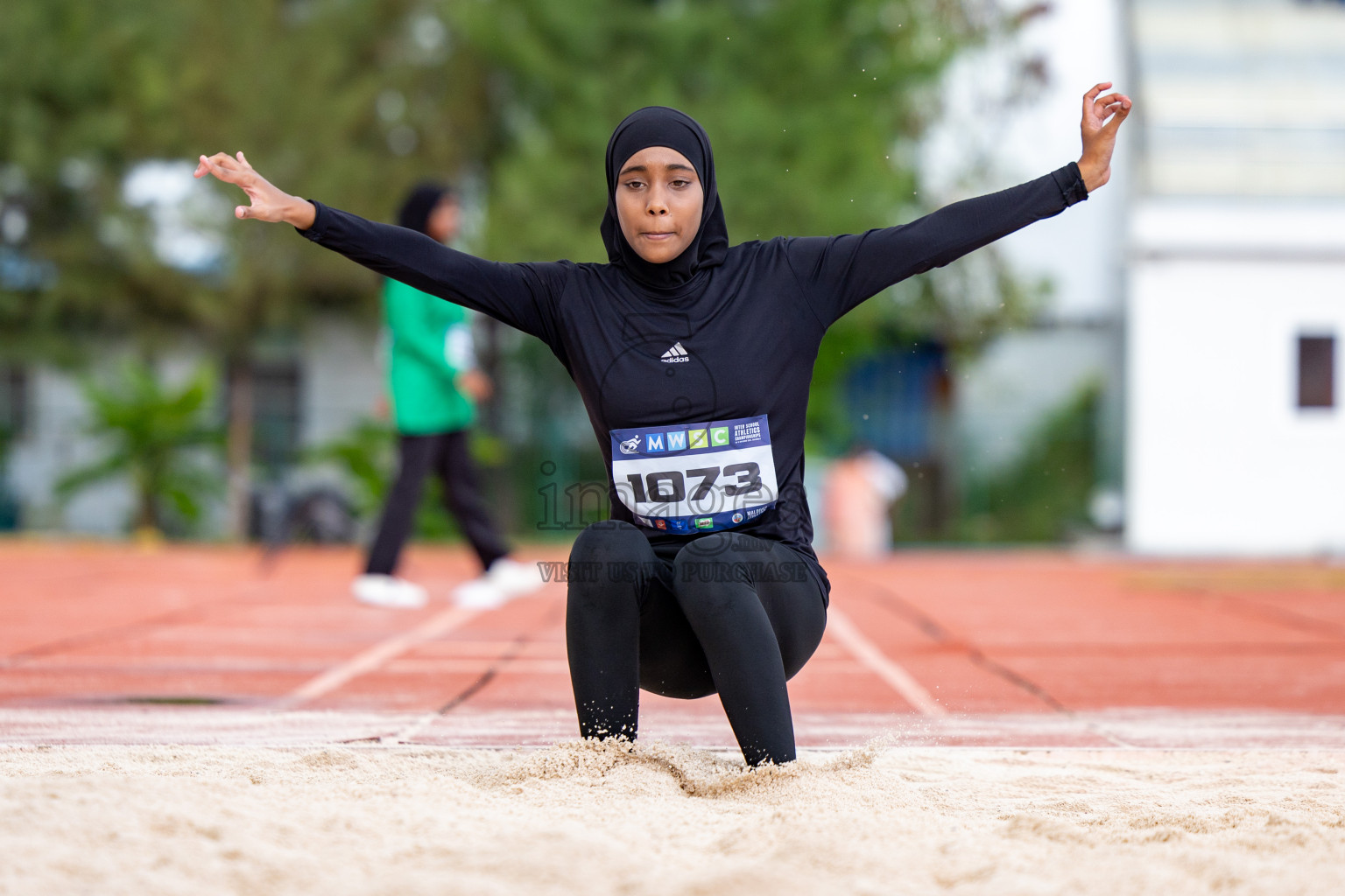 Day 1 of MWSC Interschool Athletics Championships 2024 held in Hulhumale Running Track, Hulhumale, Maldives on Saturday, 9th November 2024. 
Photos by: Ismail Thoriq, Hassan Simah / Images.mv