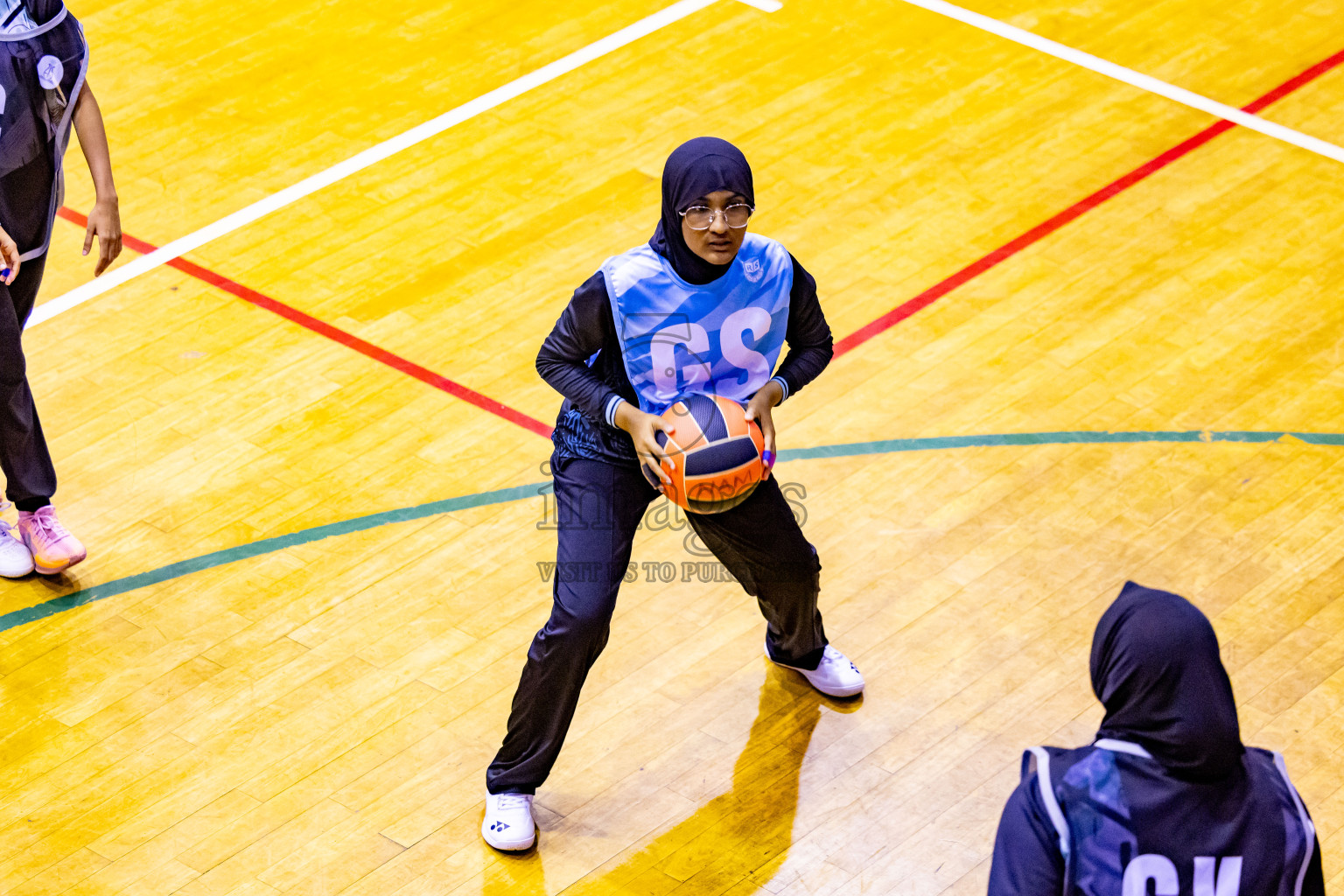 Day 12 of 25th Inter-School Netball Tournament was held in Social Center at Male', Maldives on Thursday, 22nd August 2024. Photos: Nausham Waheed / images.mv