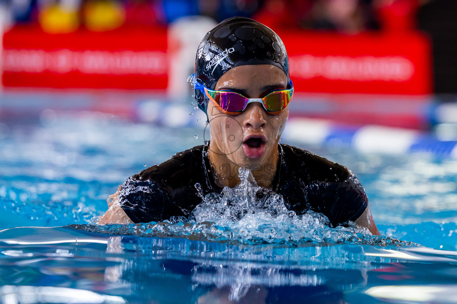 Day 2 of 20th Inter-school Swimming Competition 2024 held in Hulhumale', Maldives on Sunday, 13th October 2024. Photos: Nausham Waheed / images.mv