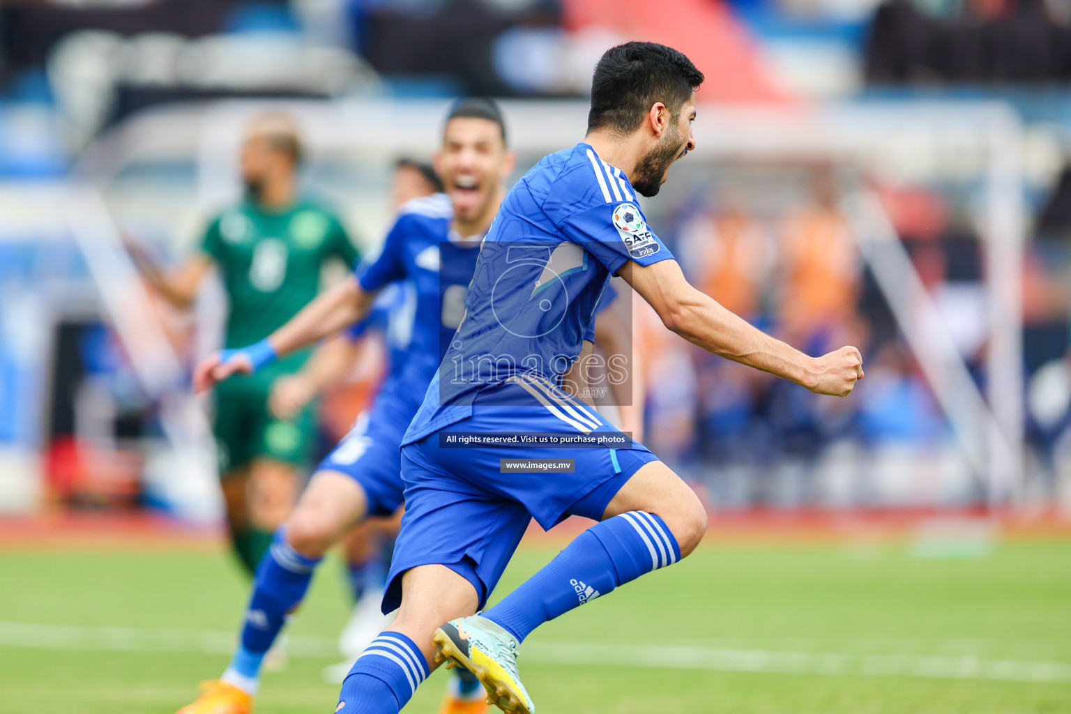 Pakistan vs Kuwait in SAFF Championship 2023 held in Sree Kanteerava Stadium, Bengaluru, India, on Saturday, 24th June 2023. Photos: Nausham Waheed, Hassan Simah / images.mv