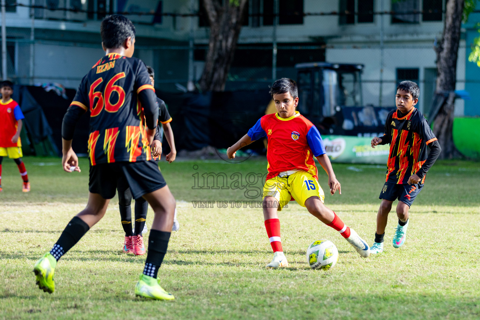 Day 3 of MILO Academy Championship 2025 (U-12) was held at Henveiru Stadium in Male', Maldives on Saturday, 3rd May 2025. 
Photos: Hassan Simah  / images.mv