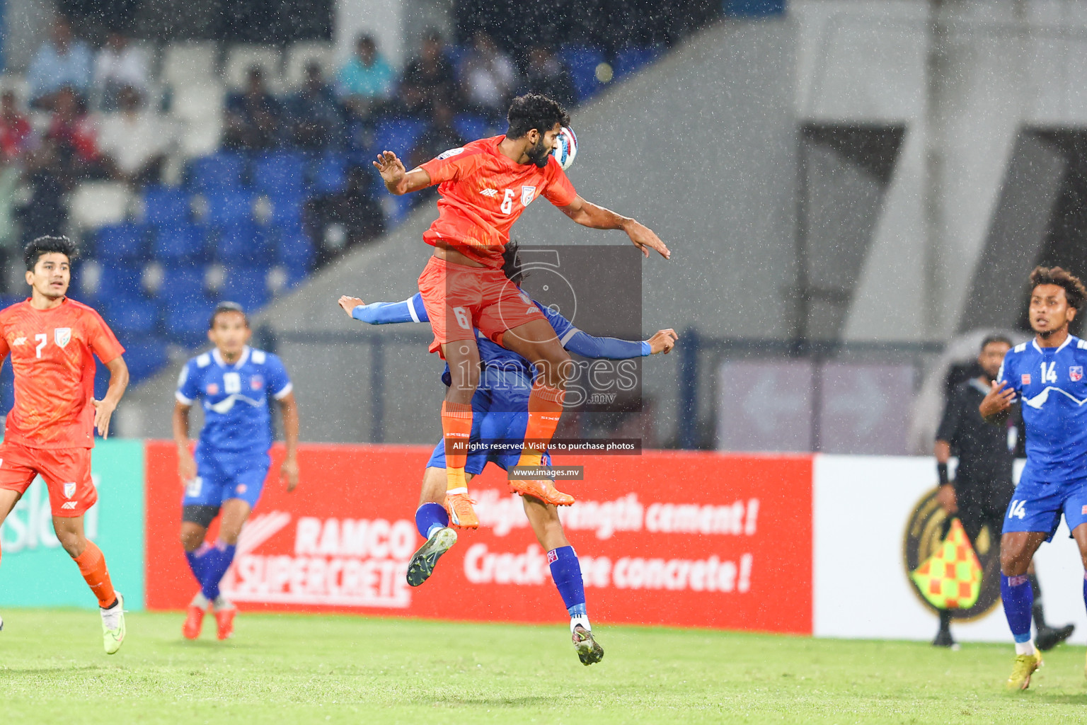 Nepal vs India in SAFF Championship 2023 held in Sree Kanteerava Stadium, Bengaluru, India, on Saturday, 24th June 2023. Photos: Nausham Waheed, Hassan Simah / images.mv