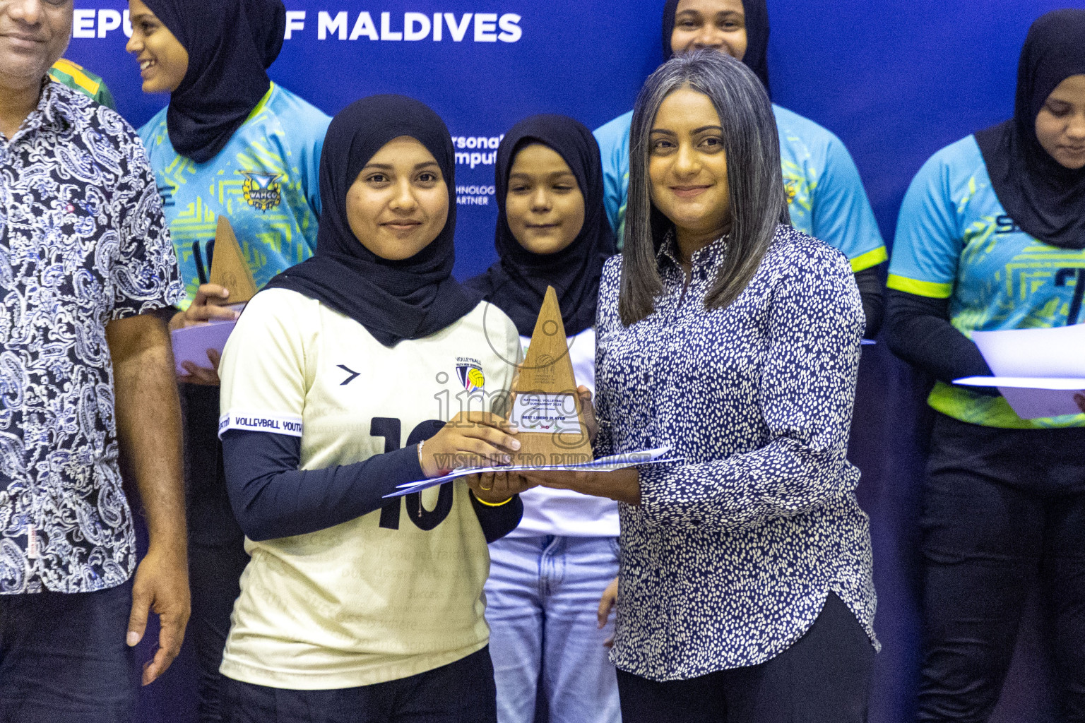 Final of Women's Division of Volleyball Association Cup 2023 held in Male', Maldives on Tuesday, 9th January 2024 at Social Center Indoor Hall Photos By: Nausham Waheed /images.mv