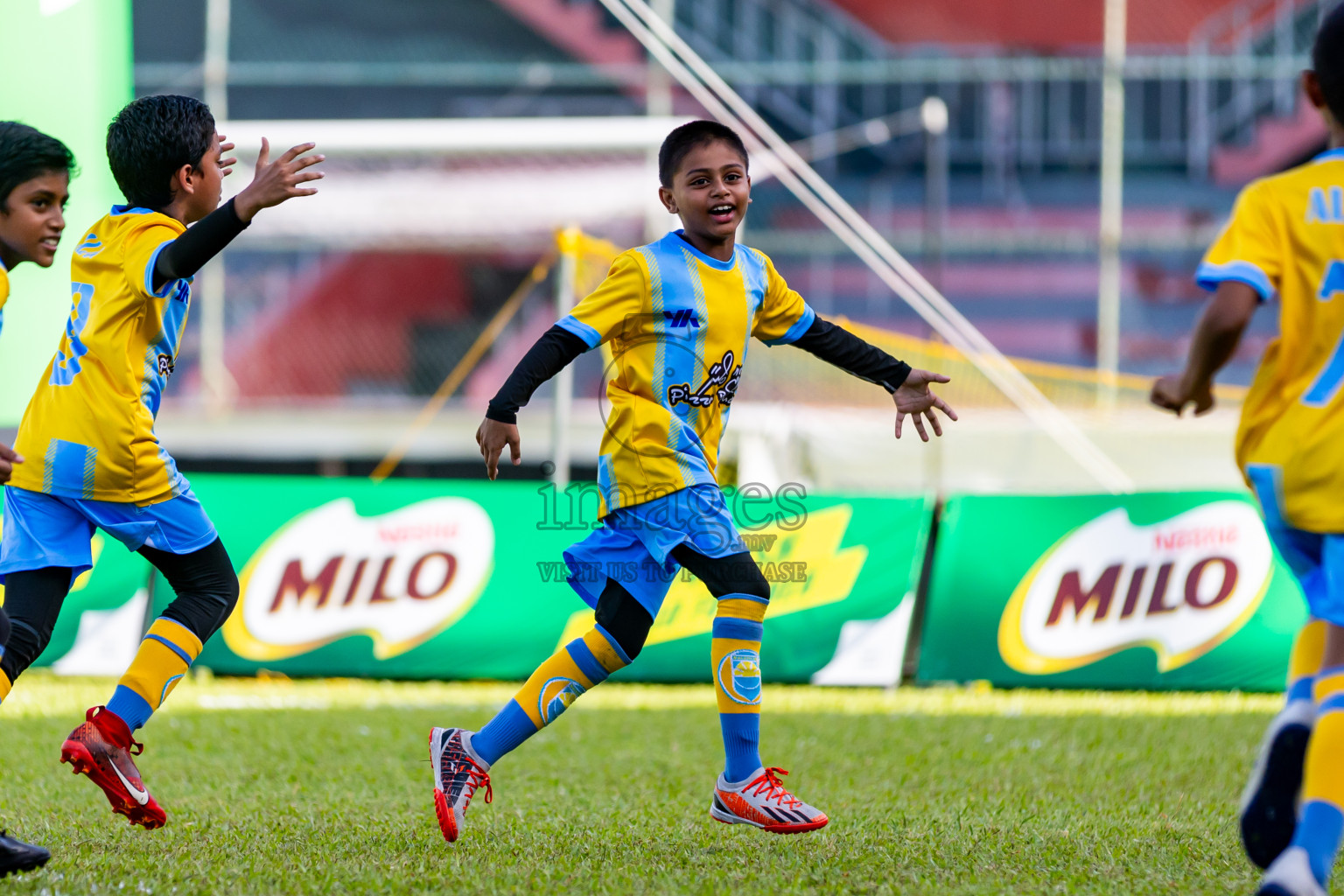 Day 2 of Under 10 MILO Academy Championship 2024 was held at National Stadium in Male', Maldives on Saturday, 27th April 2024. Photos: Nausham Waheed / images.mv