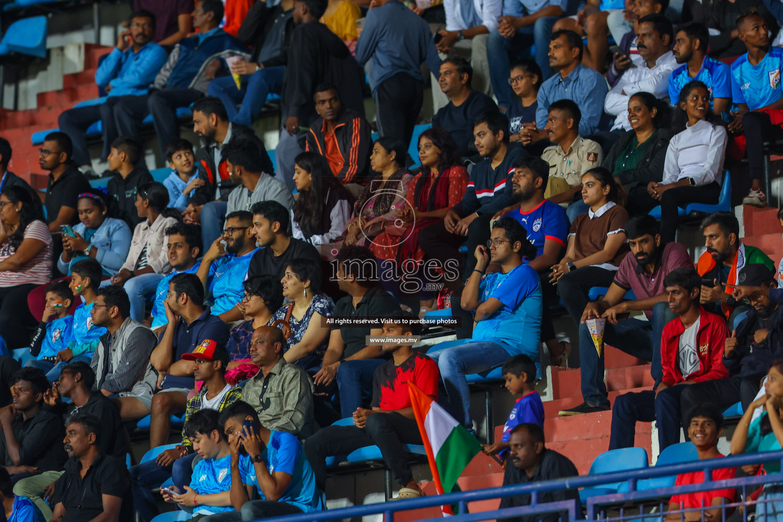 India vs Kuwait in SAFF Championship 2023 held in Sree Kanteerava Stadium, Bengaluru, India, on Tuesday, 27th June 2023. Photos: Nausham Waheed/ images.mv