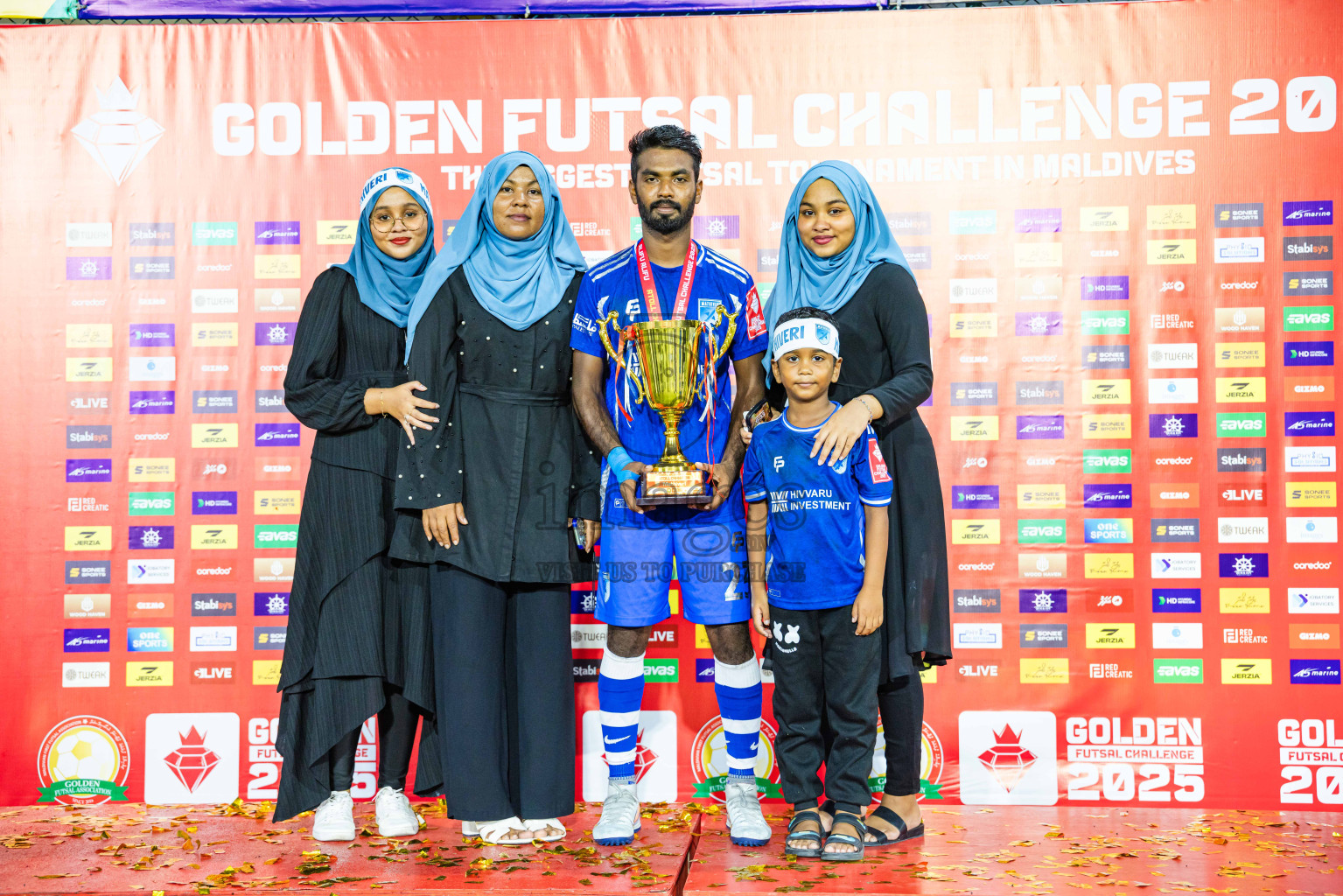 AA. Mathiveri VS AA. Thoddoo in Atoll Round Final on Day 20 of Golden Futsal Challenge 2025 was held on Thursday, 23rd January 2025, in Hulhumale', Maldives. Photos: Abdulla Abeed / images.mv