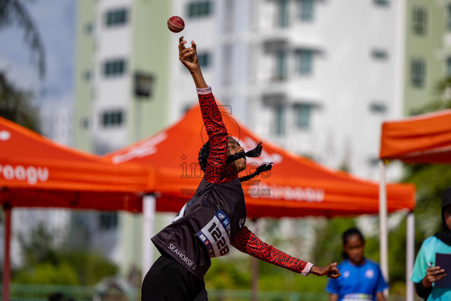 Day 1 of MWSC Interschool Athletics Championships 2024 held in Hulhumale Running Track, Hulhumale, Maldives on Saturday, 9th November 2024. 
Photos by: Hassan Simah / Images.mv