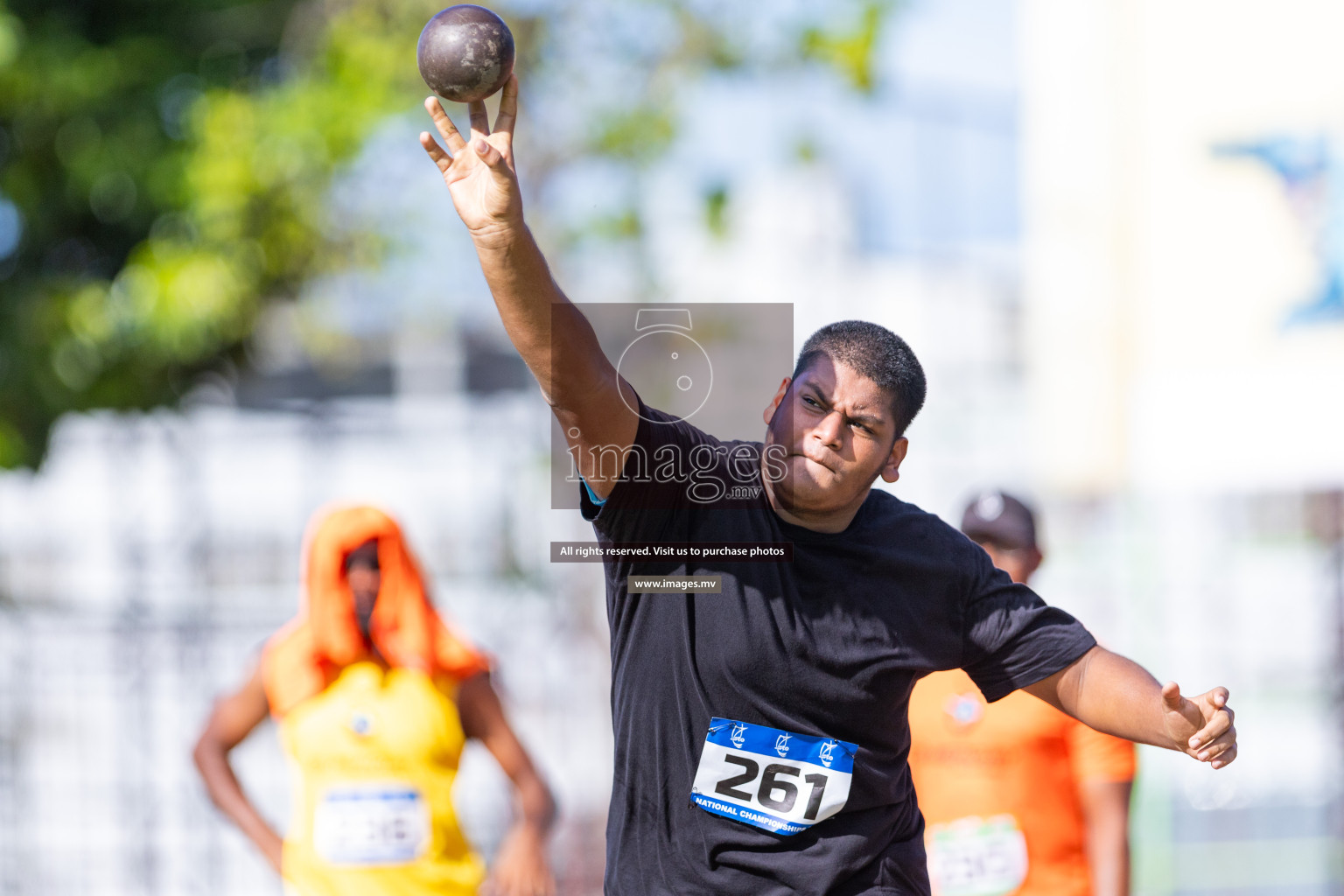 Day 2 of National Athletics Championship 2023 was held in Ekuveni Track at Male', Maldives on Saturday, 25th November 2023. Photos: Nausham Waheed / images.mv