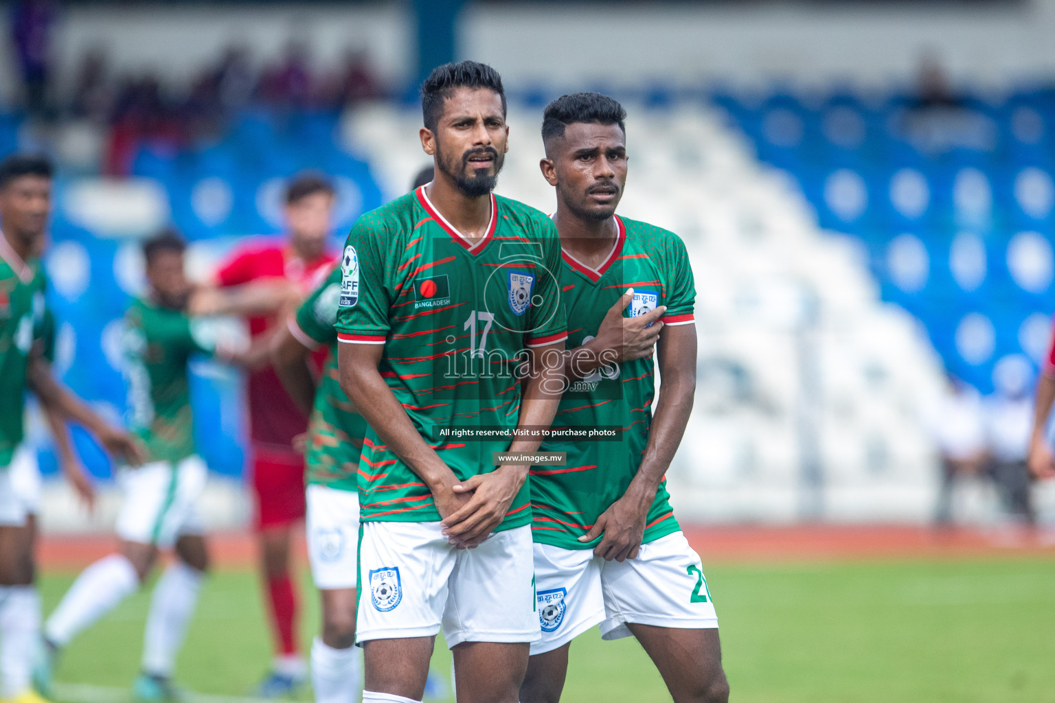 Lebanon vs Bangladesh in SAFF Championship 2023 held in Sree Kanteerava Stadium, Bengaluru, India, on Wednesday, 22nd June 2023. Photos: Nausham Waheed / images.mv