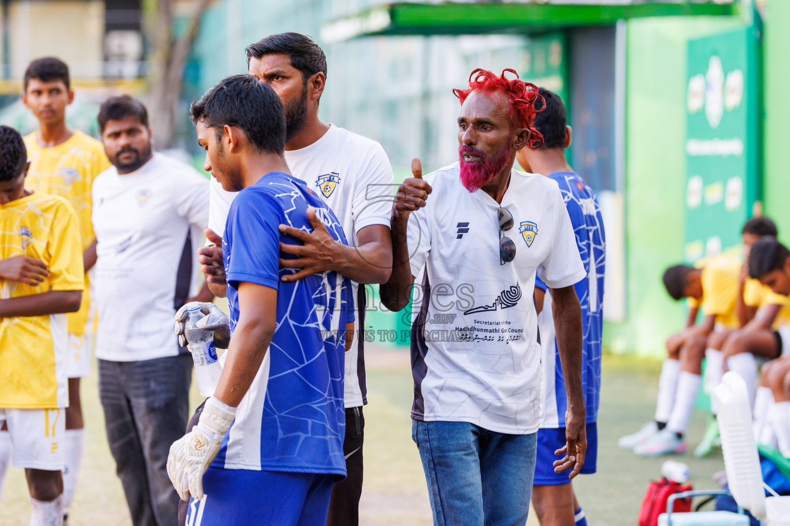 Day 4 of MILO Academy Championship 2025 (U14) was held on Sunday, 2nd November 2025 at Henveiru Football Grounds, Male', Maldives . 
Photos: Hassan Simah / images.mv