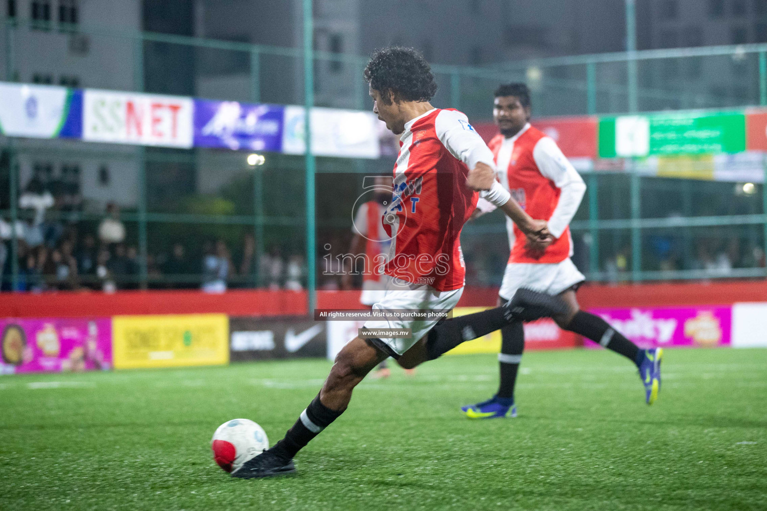 HDh. Mukundhoo vs HDh. Nellaidhoo in Golden Futsal Challenge 2023 on 05 February 2023 in Hulhumale, Male, Maldives