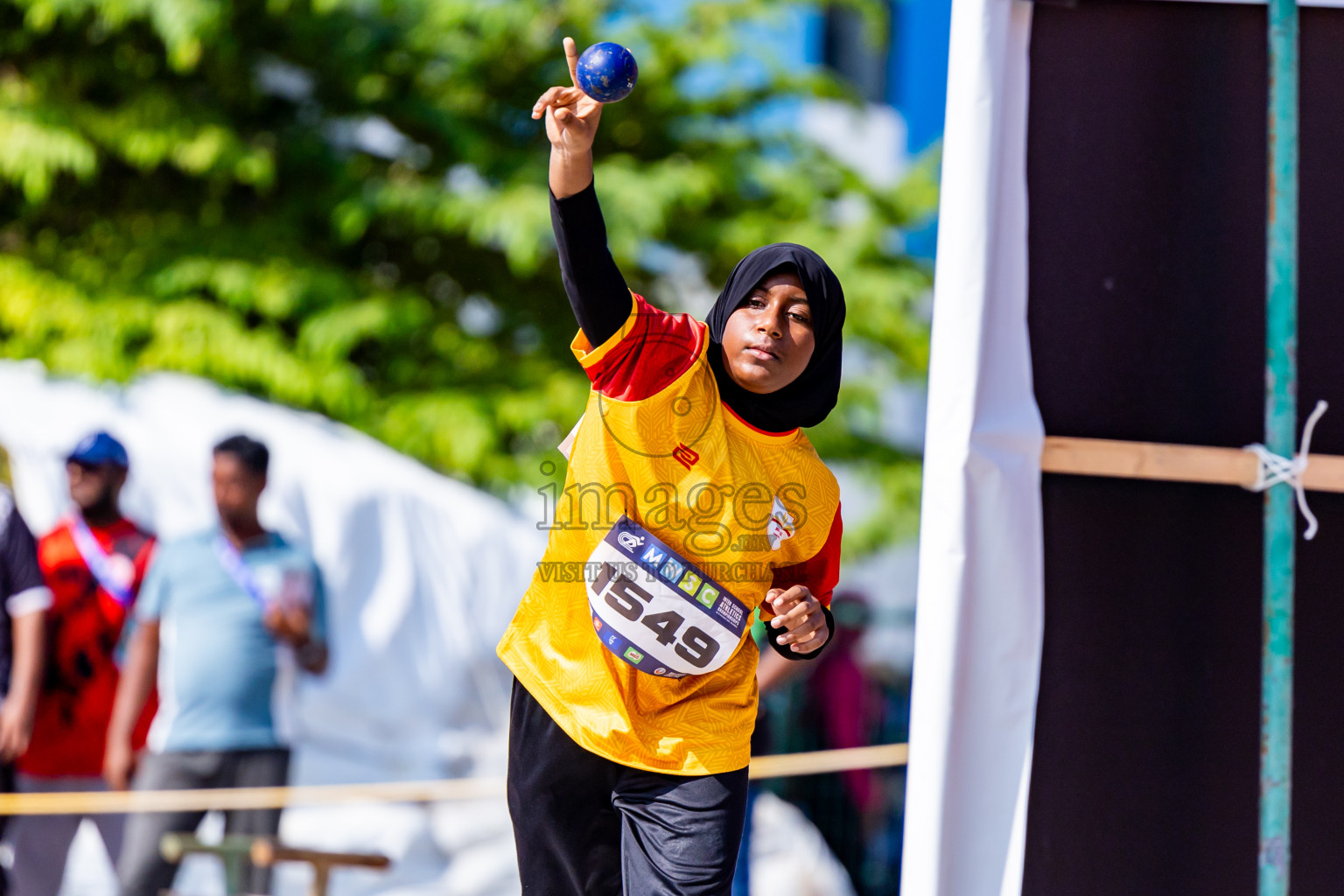 Day 3 of MWSC Interschool Athletics Championships 2024 held in Hulhumale Running Track, Hulhumale, Maldives on Monday, 11th November 2024. Photos by:  Nausham Waheed / Images.mv