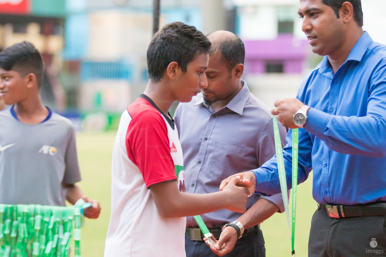 Milo Inter-school U14 Football 2017 Final on 2nd October 2017, Ahmadhiyya vs Iskandhar School (Photos: Ismail Thoriq and Hassan Simah/Images.mv)