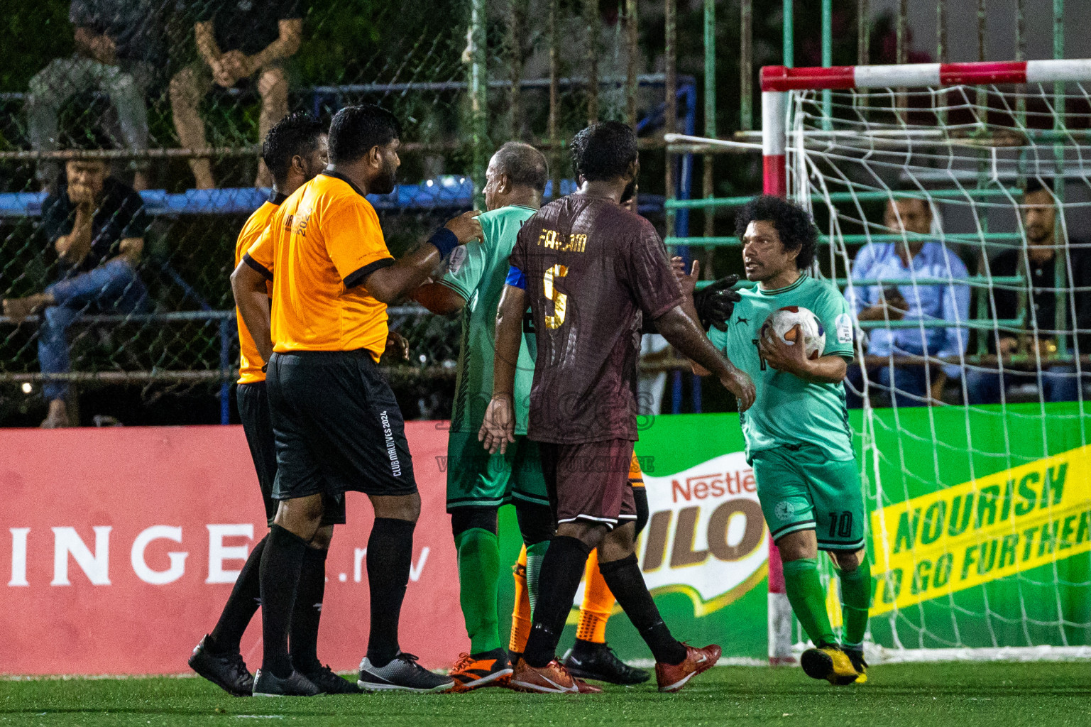 MMA SC vs CLUB CVC in Club Maldives Classic 2024 held in Rehendi Futsal Ground, Hulhumale', Maldives on Wednesday, 11th September 2024. 
Photos: Shuu Abdul Sattar / images.mv