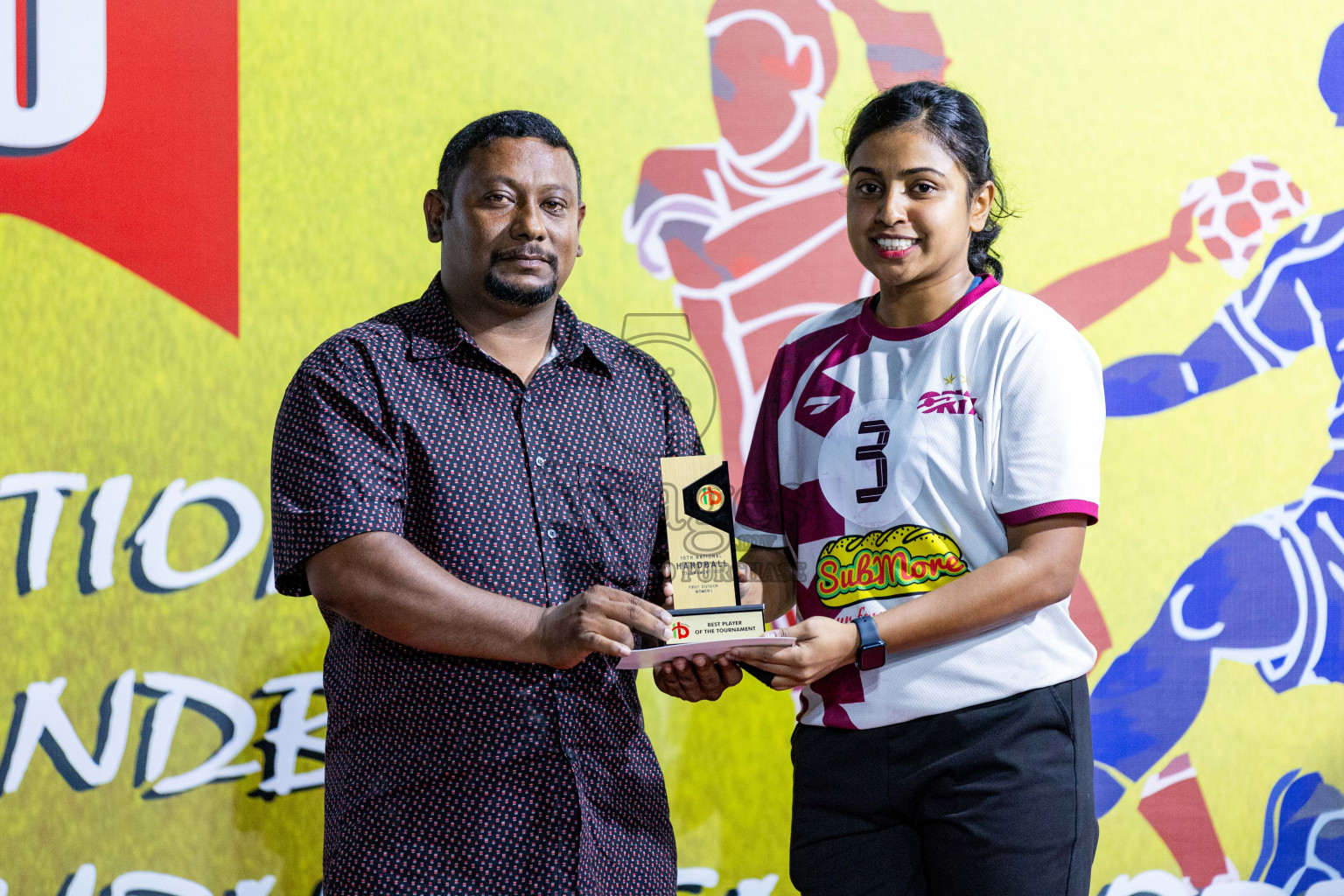 Division one Final 10th National Handball Tournament 2023, held in Handball ground, Male', Maldives on Saturday, 13th January 2023 Photos: Nausham Waheed/ Images.mv