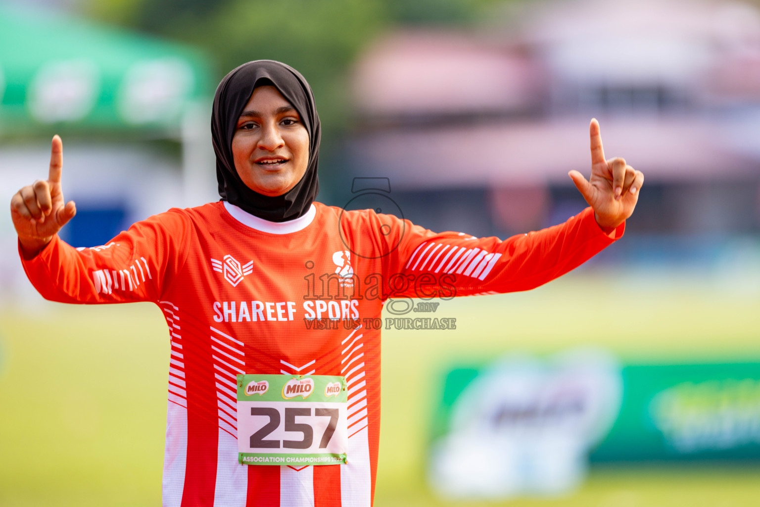 Day 2 of 12th Milo Association Championships was held in Ekuveni Track at Male', Maldives on Friday, 25th April 2025. 
Photos: Hassan Simah / images.mv
