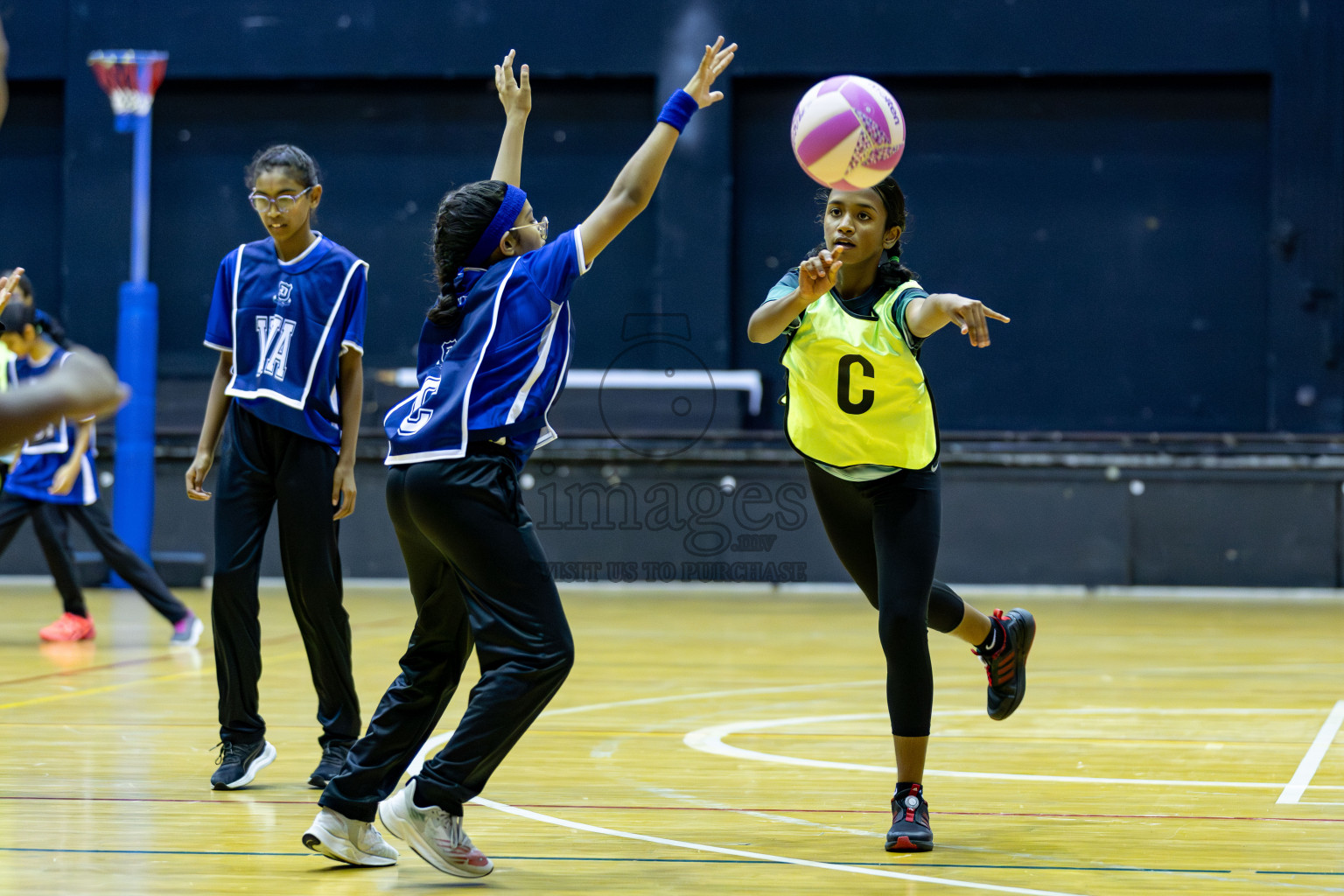 Day 1 of Inter-School Netball Tournament 2025 was held in Social Center Indoor Hall on Saturday, 18th October 2025. Photos: Areef Adam / images.mv