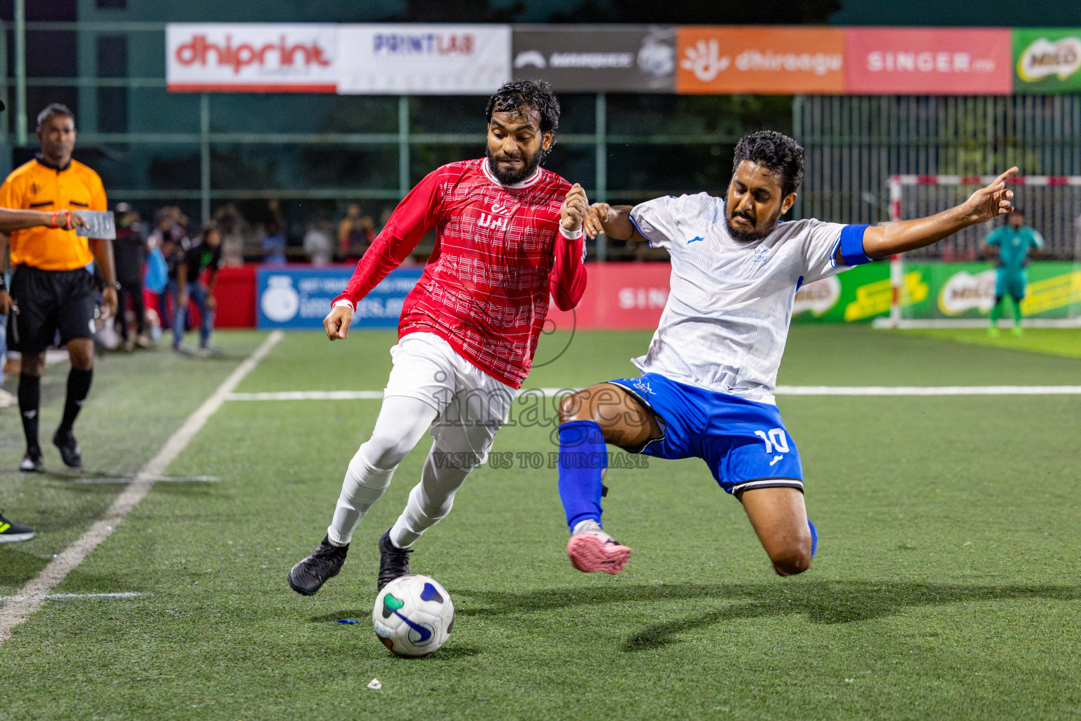 MMA vs CRIMINAL COURT in Club Maldives Classic 2024 held in Rehendi Futsal Ground, Hulhumale', Maldives on Friday, 6th September 2024. 
Photos: Hassan Simah / images.mv