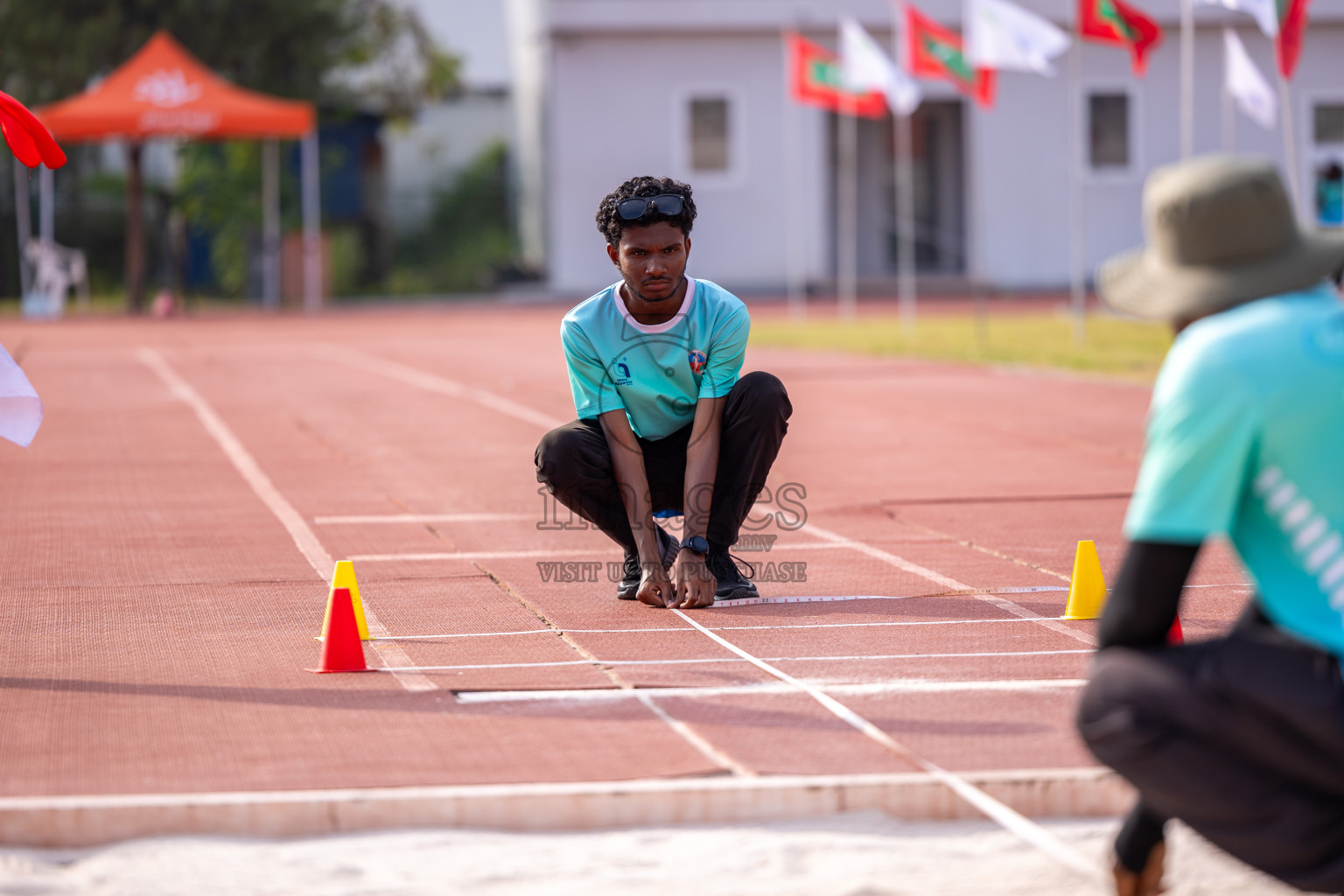 Day 5 of MWSC Interschool Athletics Championships 2024 held in Hulhumale Running Track, Hulhumale, Maldives on Wednesday, 13th November 2024. Photos by: Ismail Thoriq / Images.mv