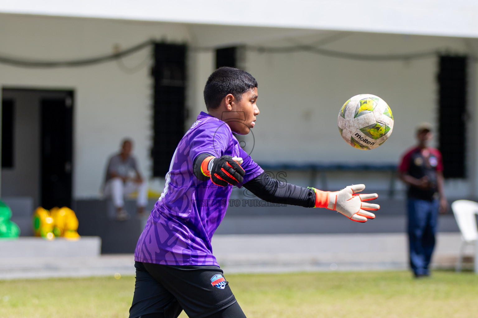 Day 3 of MILO Academy Championship 2024 - U12 was held at Henveiru Grounds in Male', Maldives on Saturday, 6th July 2024. Photos: Mohamed Mahfooz Moosa / images.mv