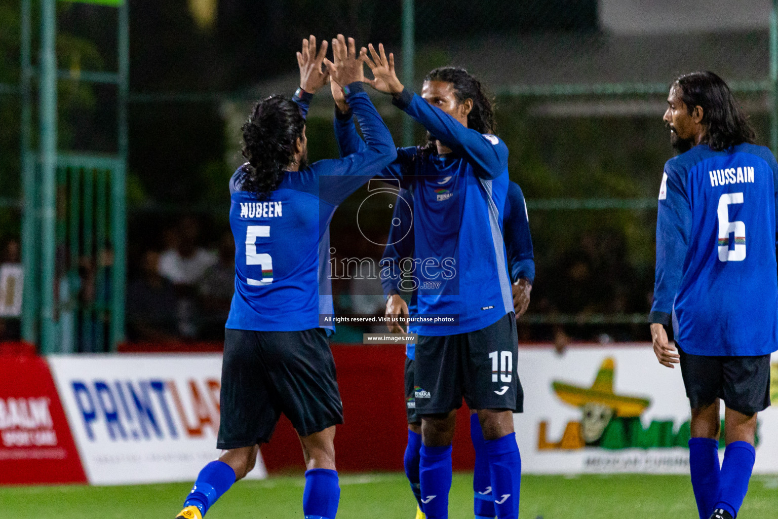 Team Fenaka vs Club Airports in Club Maldives Cup 2022 was held in Hulhumale', Maldives on Tuesday, 18th October 2022. Photos: Mohamed Mahfooz Moosa/ images.mv