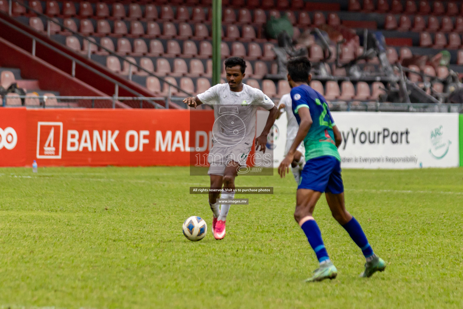 Super United Sports vs Green Streets in Ooredoo Dhivehi Premier League 2021/22 on 06 July 2022, held in National Football Stadium, Male', Maldives