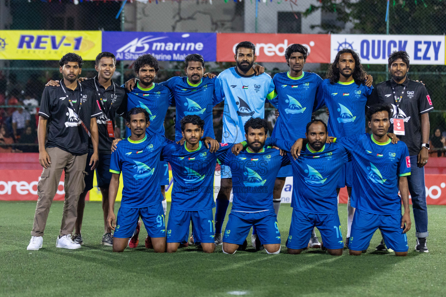 HDh Naivaadhoo VS HDh Makunudhoo in Day 14 of Golden Futsal Challenge 2024 was held on Sunday, 28th January 2024, in Hulhumale', Maldives Photos: Nausham Waheed / images.mv