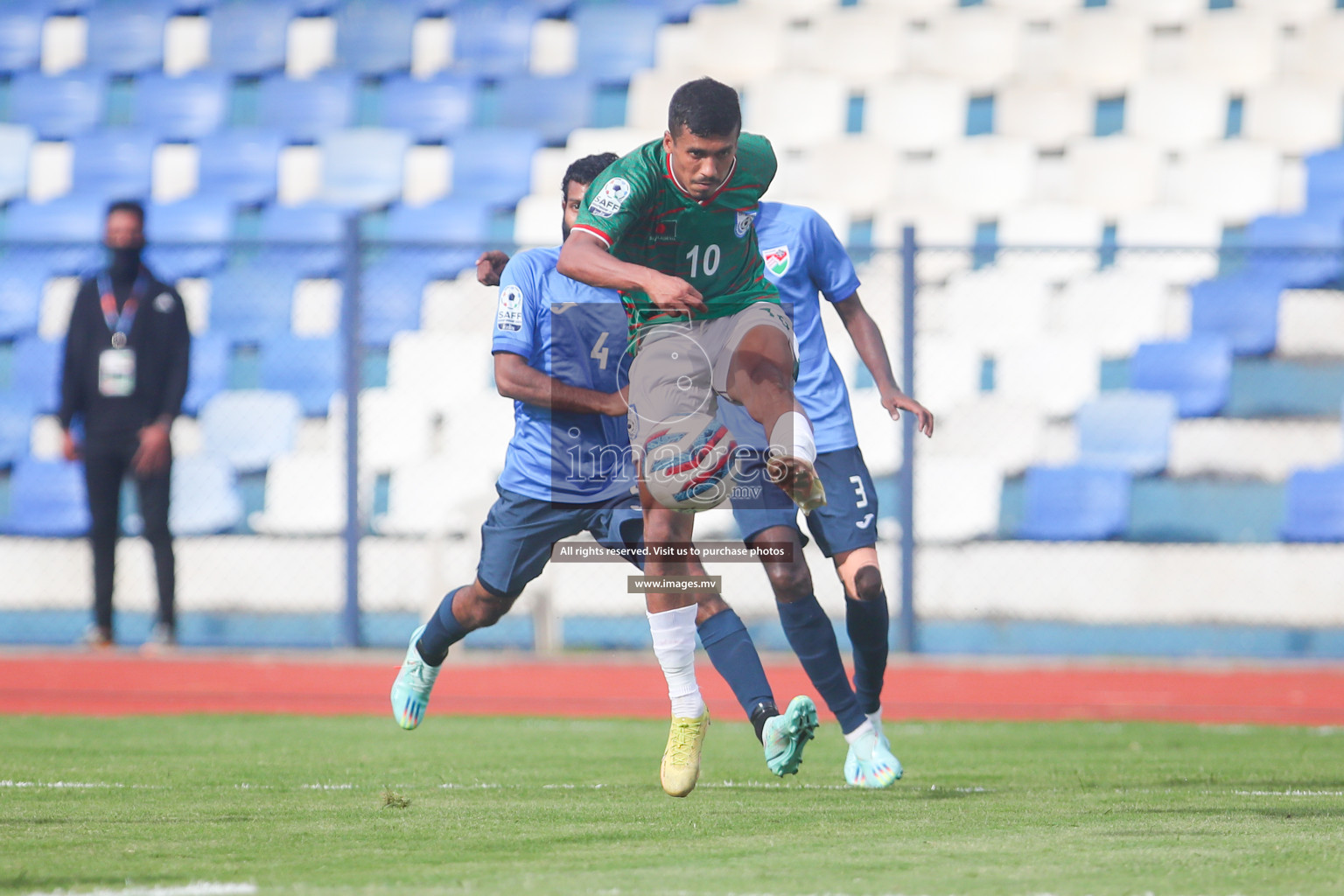 Bangladesh vs Maldives in SAFF Championship 2023 held in Sree Kanteerava Stadium, Bengaluru, India, on Saturday, 25th June 2023. Photos: Nausham Waheed, Hassan Simah / images.mv